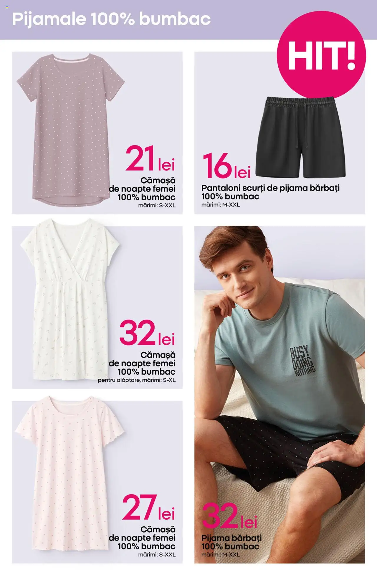Catalog Pepco 17 - 29 Iulie 2025 | Pagina 7 | Produse: Pantaloni, Pantaloni scurți, Pijamale
