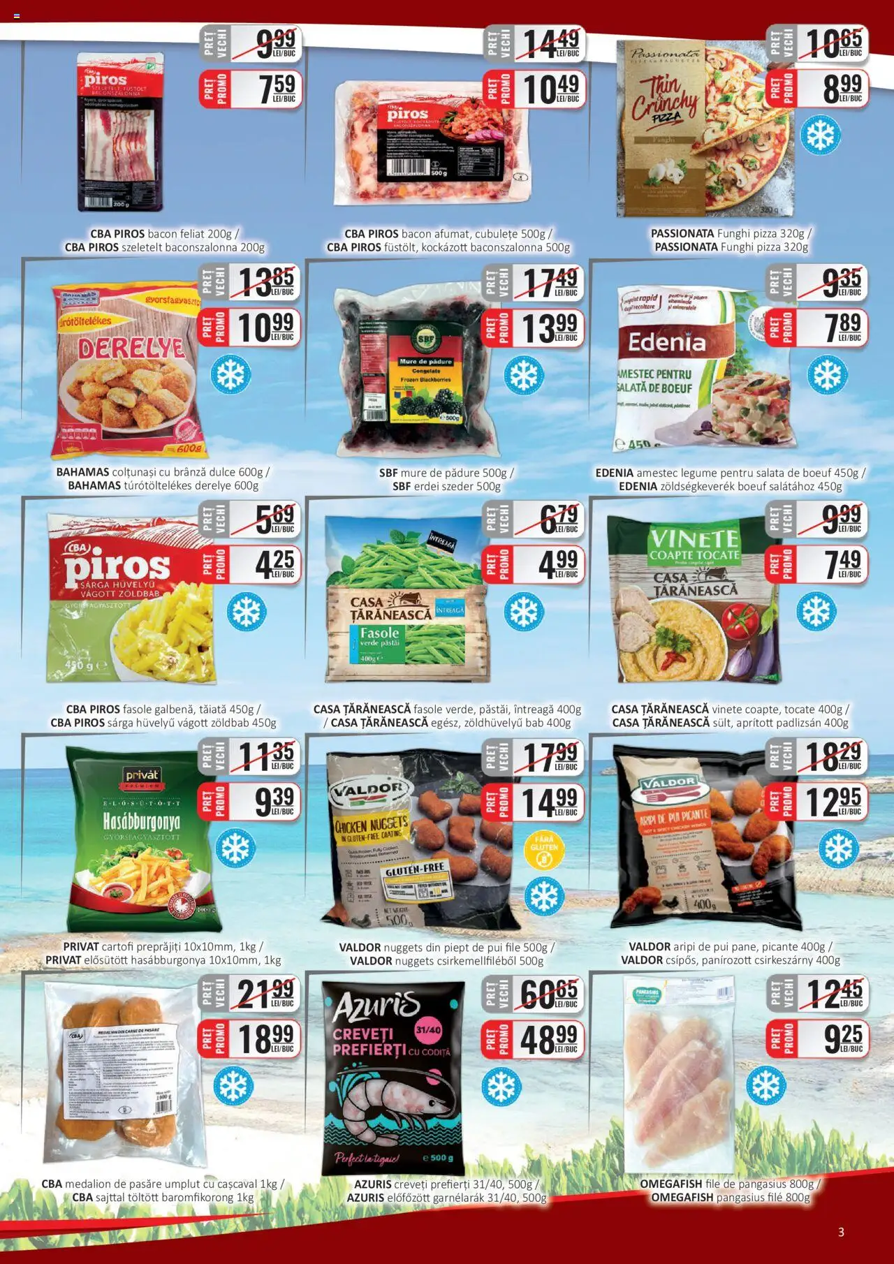 Catalog CBA 16 - 30 Iulie 2025 | Pagina 3 | Produse: Hacıyatmaz Kedi Oyuncağı, Bacon, Esmer şeker, Cartofi