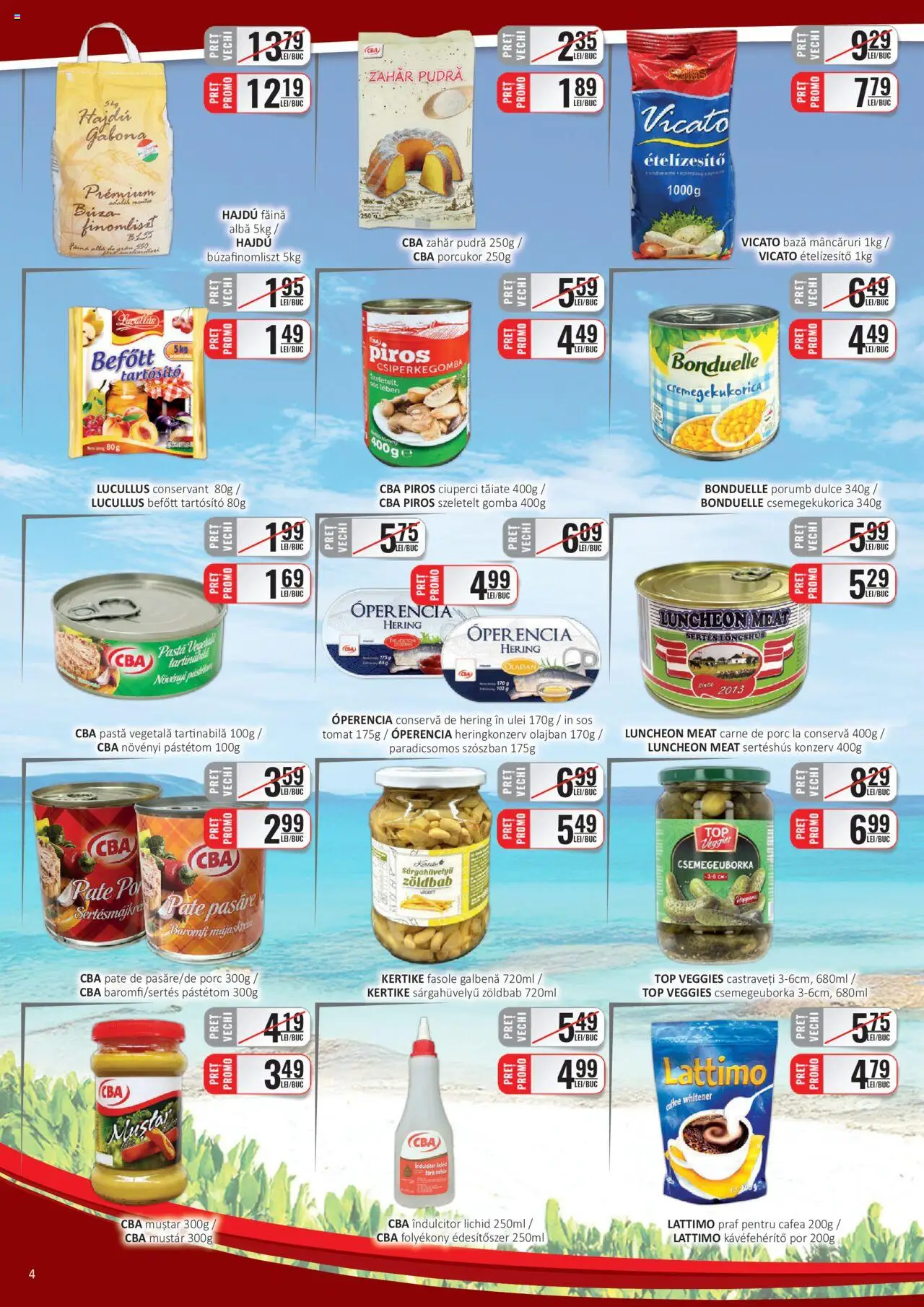 Catalog CBA 16 - 30 Iulie 2025 | Pagina 4 | Produse: Pudră, Cafea, Carne De Porc, Castraveți