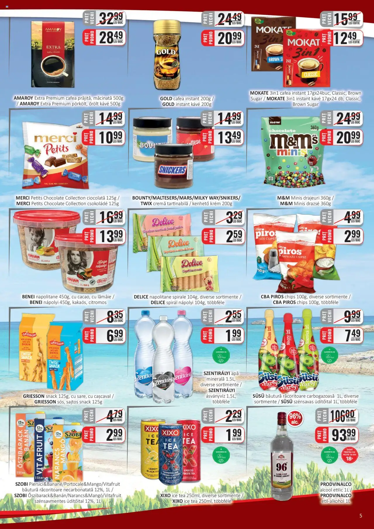 Catalog CBA 16 - 30 Iulie 2025 | Pagina 5 | Produse: Napolitane, Cafea, Ciocolată, Ice tea