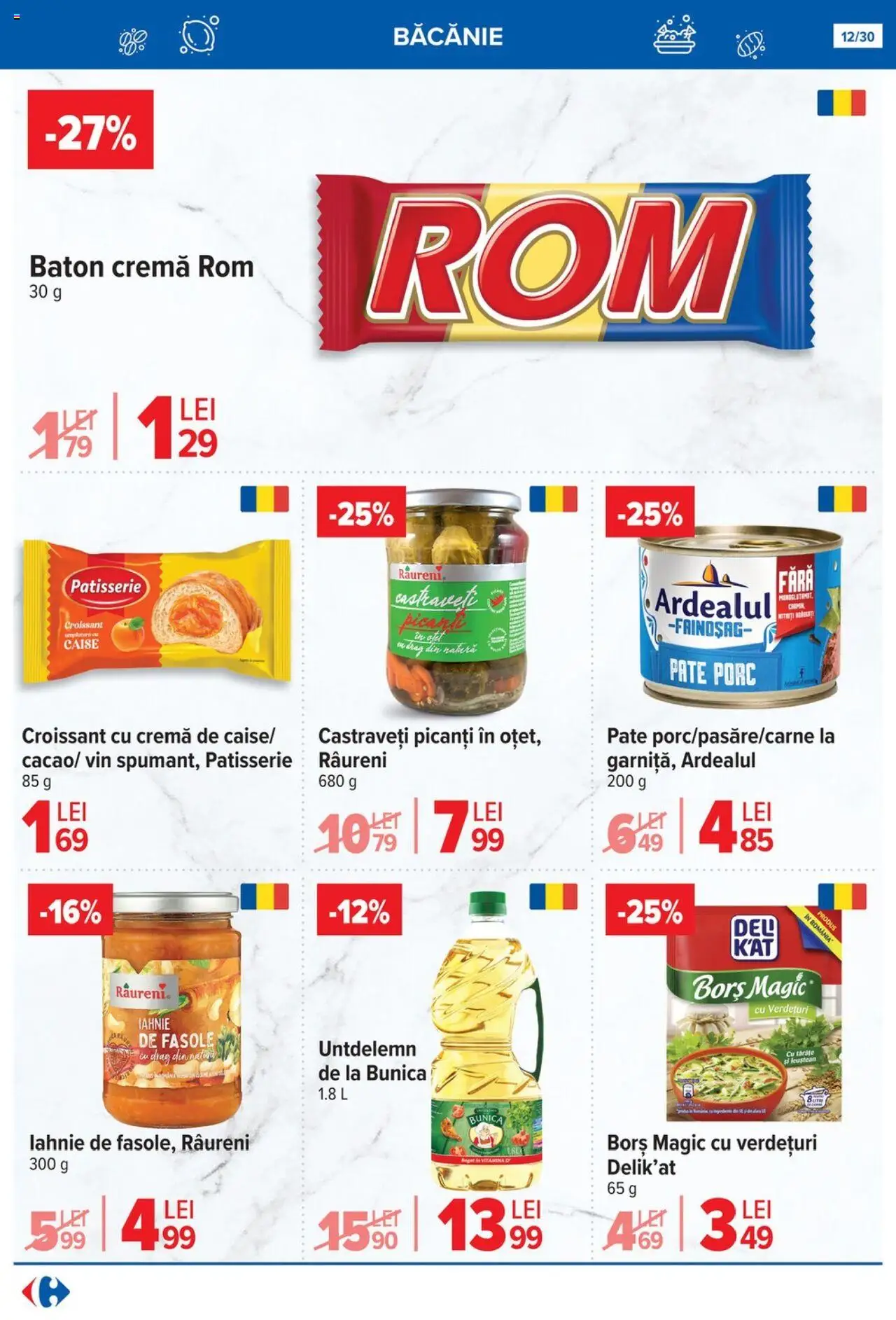 Catalog Carrefour 16 - 28 Iulie 2025 | Pagina 12 | Produse: Pate, Vin, Castraveți, Ahtapot