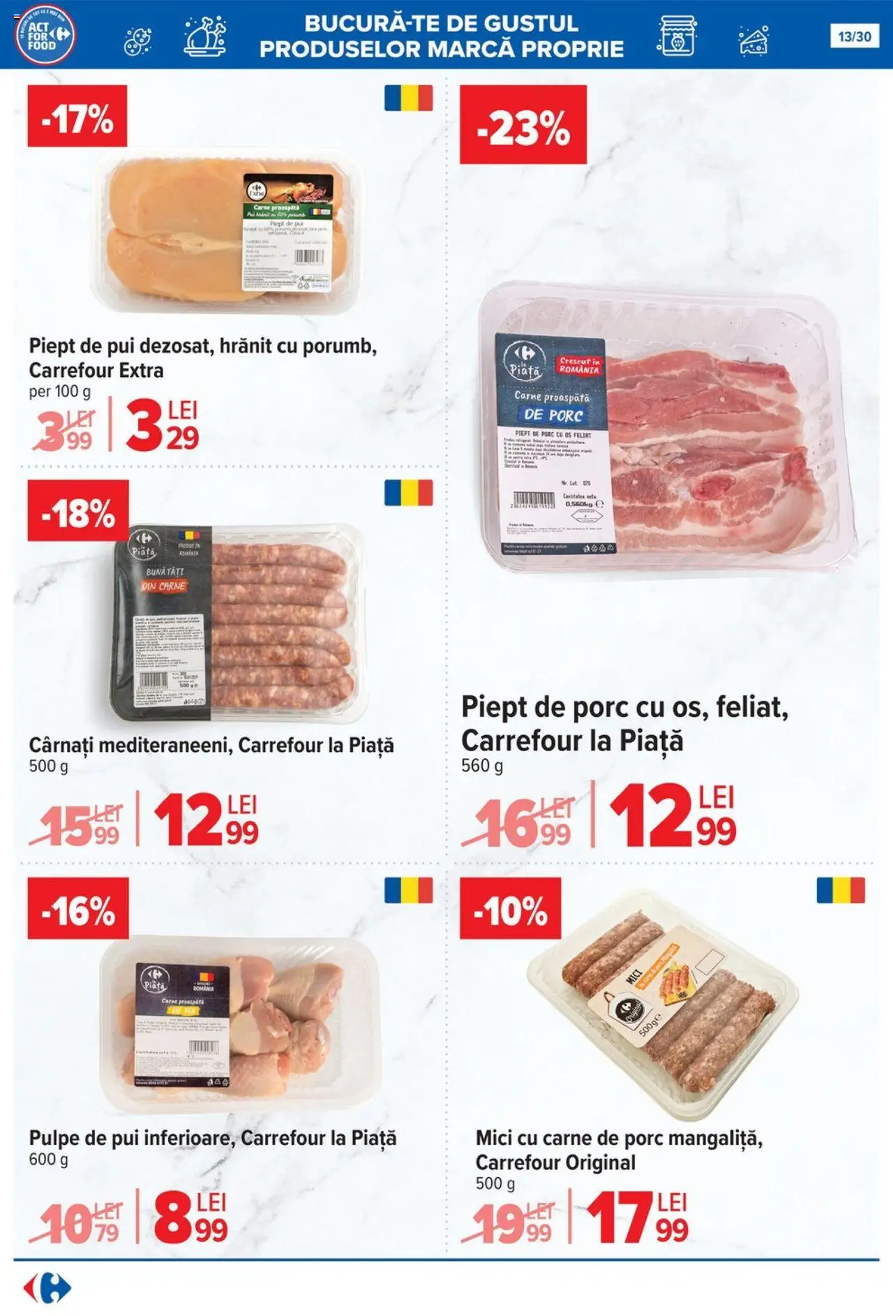 Catalog Carrefour 16 - 28 Iulie 2025 | Pagina 13 | Produse: Hacıyatmaz Kedi Oyuncağı, Mici, Carne De Porc, Cârnați