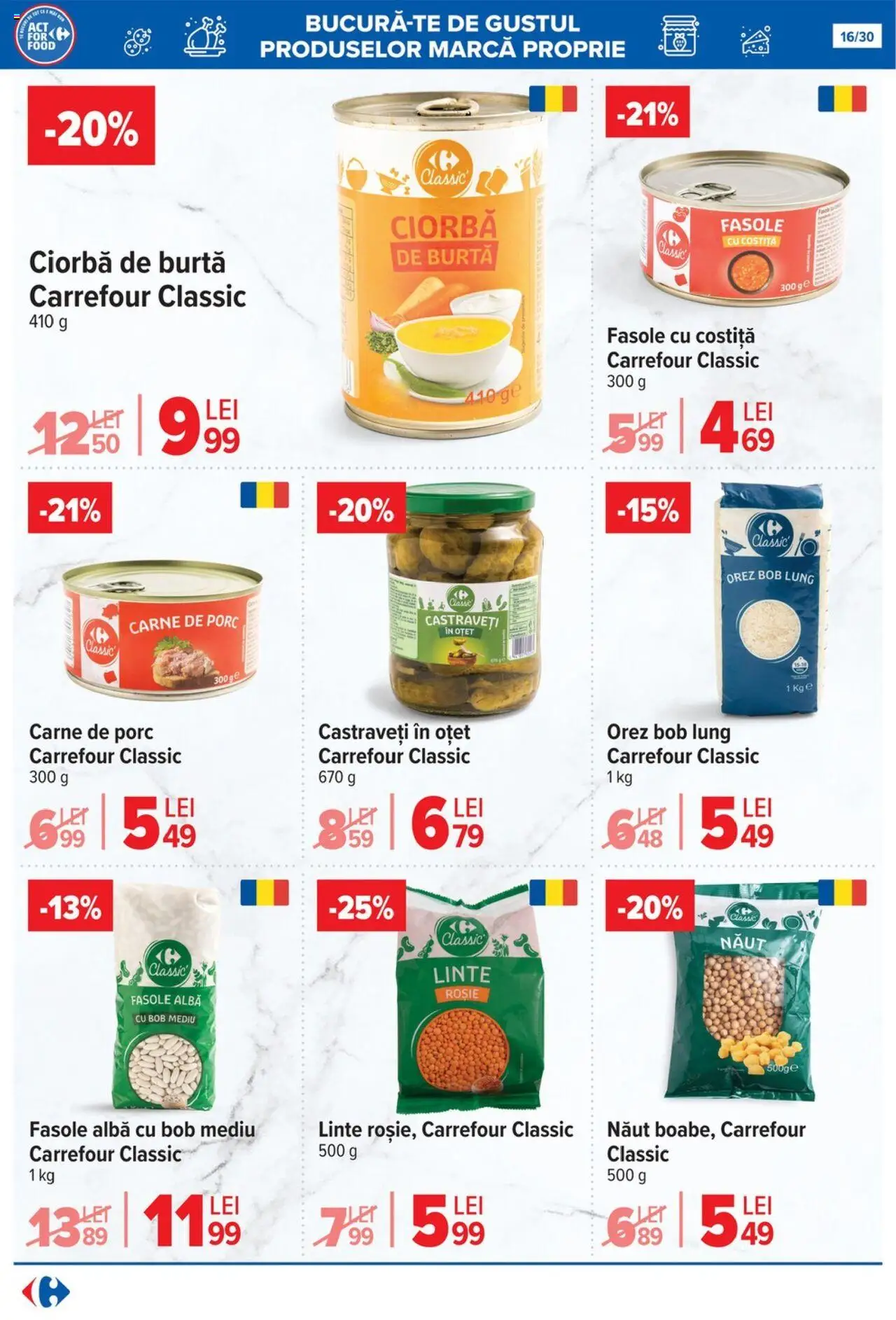 Catalog Carrefour 16 - 28 Iulie 2025 | Pagina 16 | Produse: Oțet, Carne De Porc, Orez, Castraveți