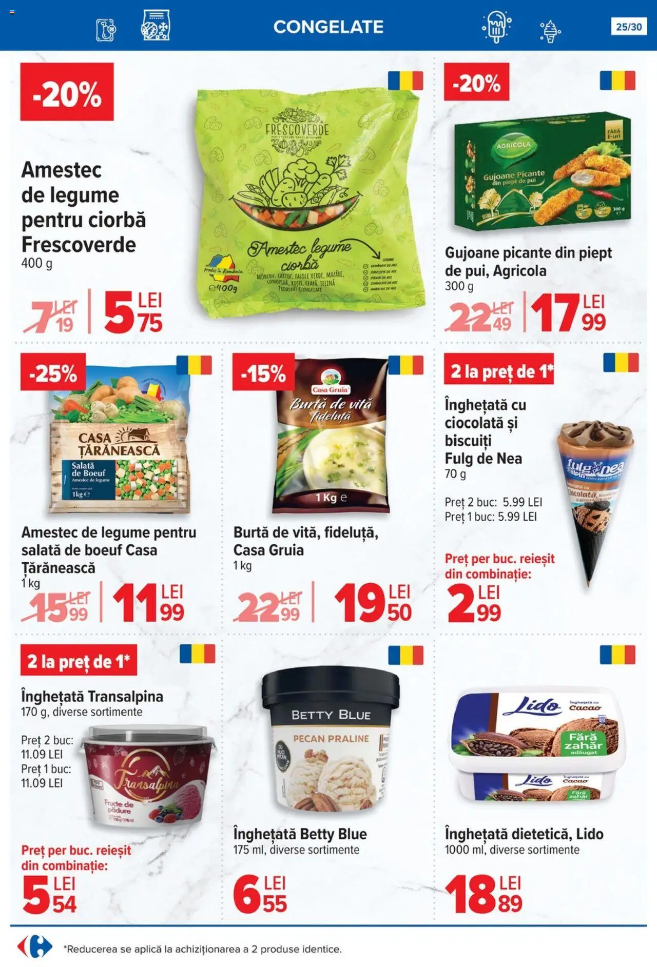 Catalog Carrefour 16 - 28 Iulie 2025 | Pagina 25 | Produse: Ciocolată, Biscuiți, Salată, Zahăr