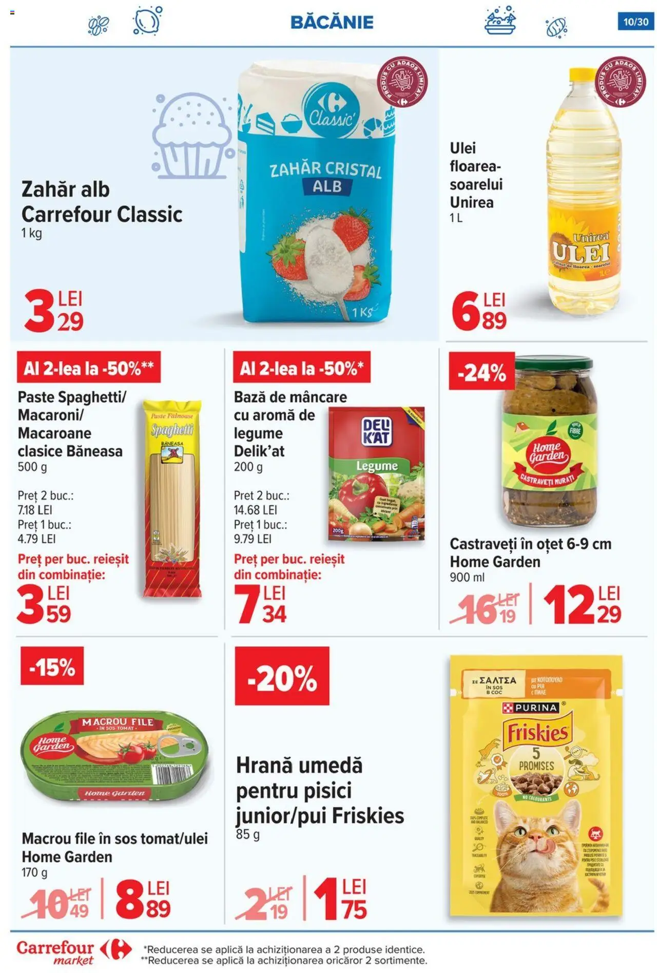 Catalog Carrefour 16 - 21 Iulie 2025 | Pagina 10 | Produse: Ulei, Oțet, Sos, Zahăr
