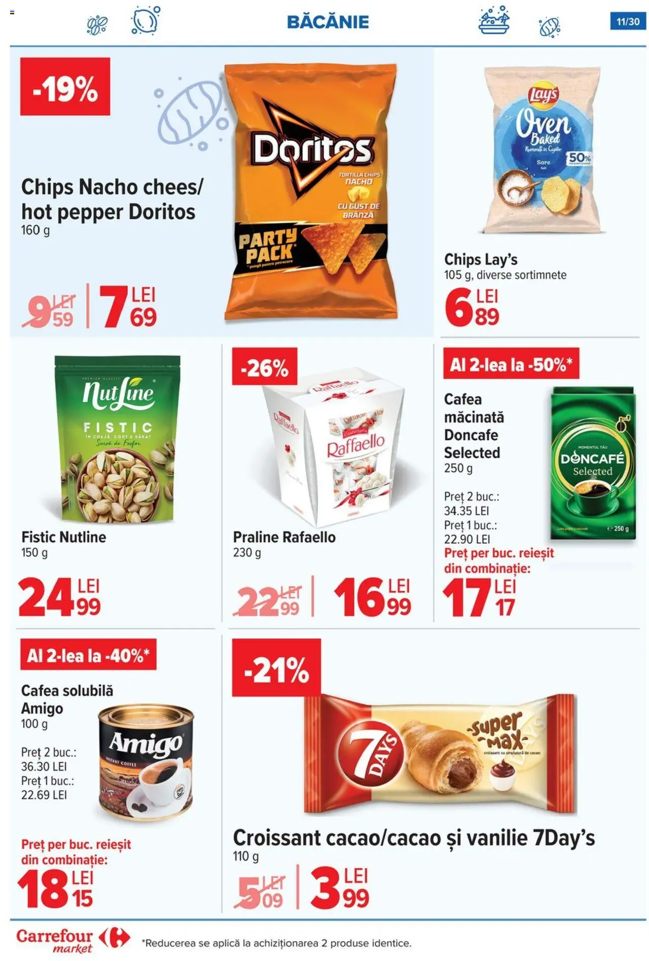 Catalog Carrefour 16 - 21 Iulie 2025 | Pagina 11 | Produse: Pungă, Praline, Fistic, Cacao