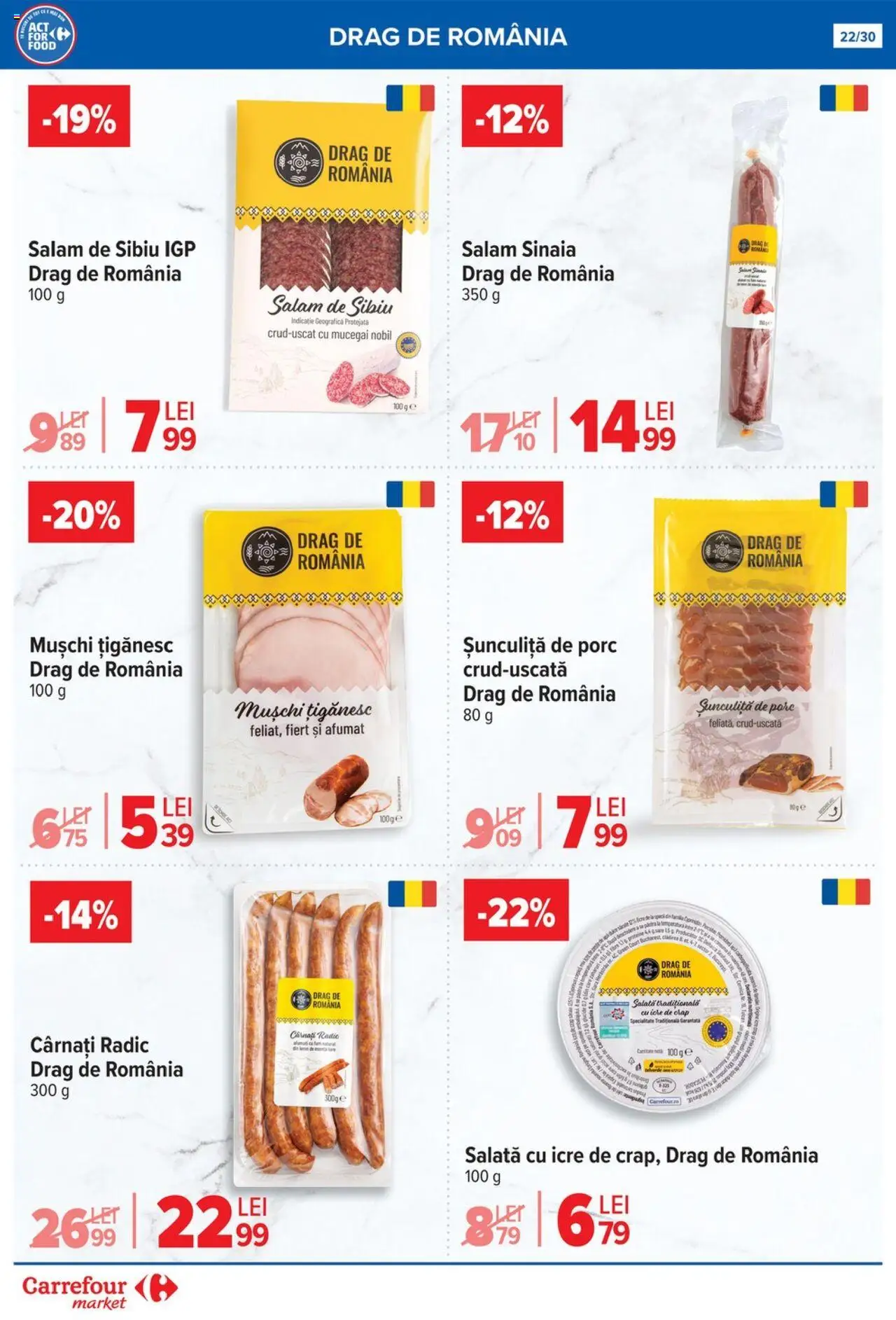 Catalog Carrefour 16 - 21 Iulie 2025 | Pagina 23 | Produse: Radio, Salam, Salată cu icre, Salată