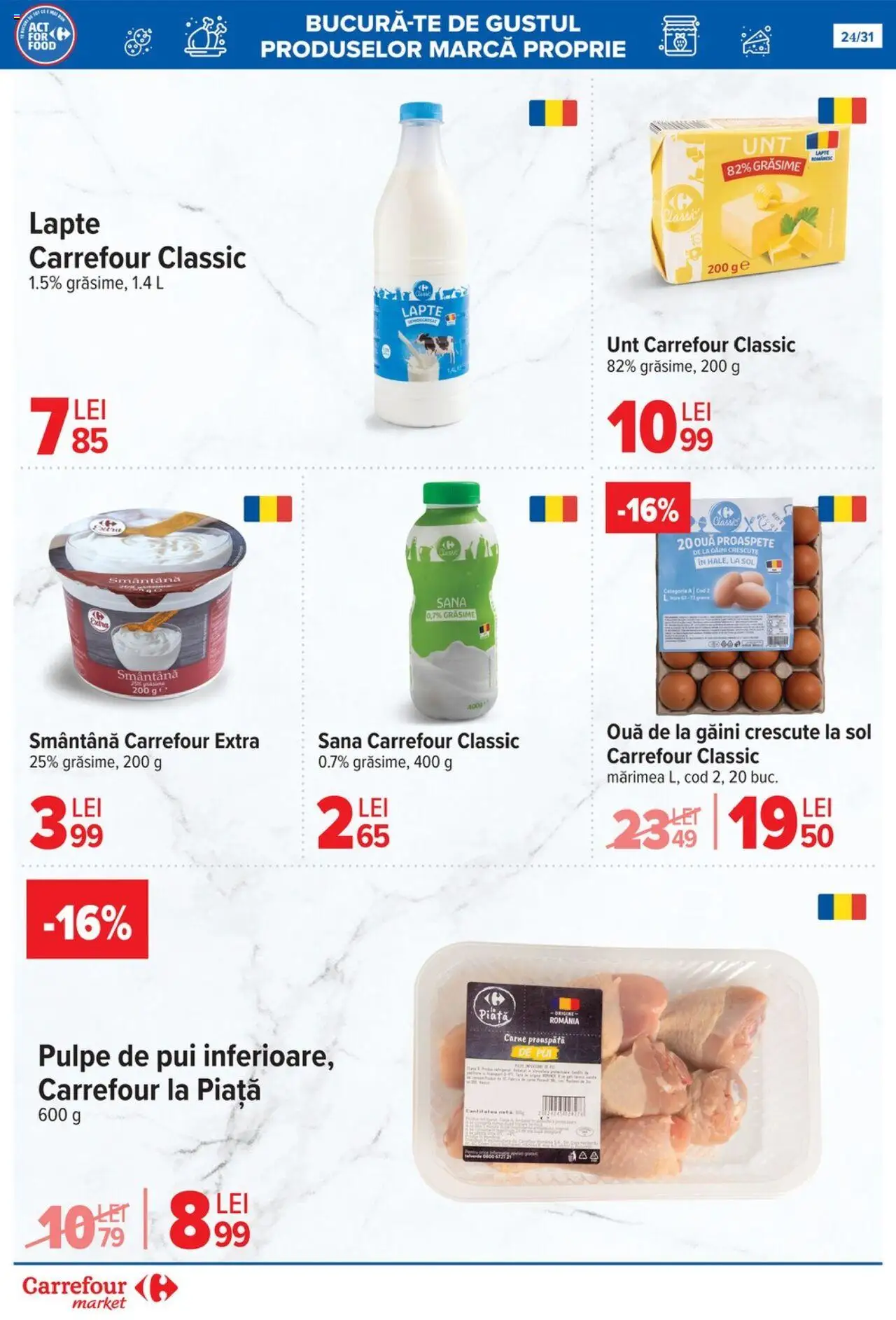 Catalog Carrefour 16 - 21 Iulie 2025 | Pagina 25 | Produse: Hacıyatmaz Kedi Oyuncağı, Lapte, Unt, Smântână