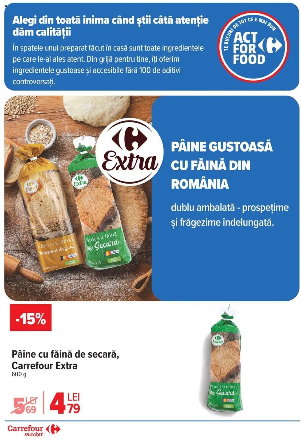Catalog Carrefour 16 - 21 Iulie 2025 | Pagina 4 | Produse: Pâine, Făină