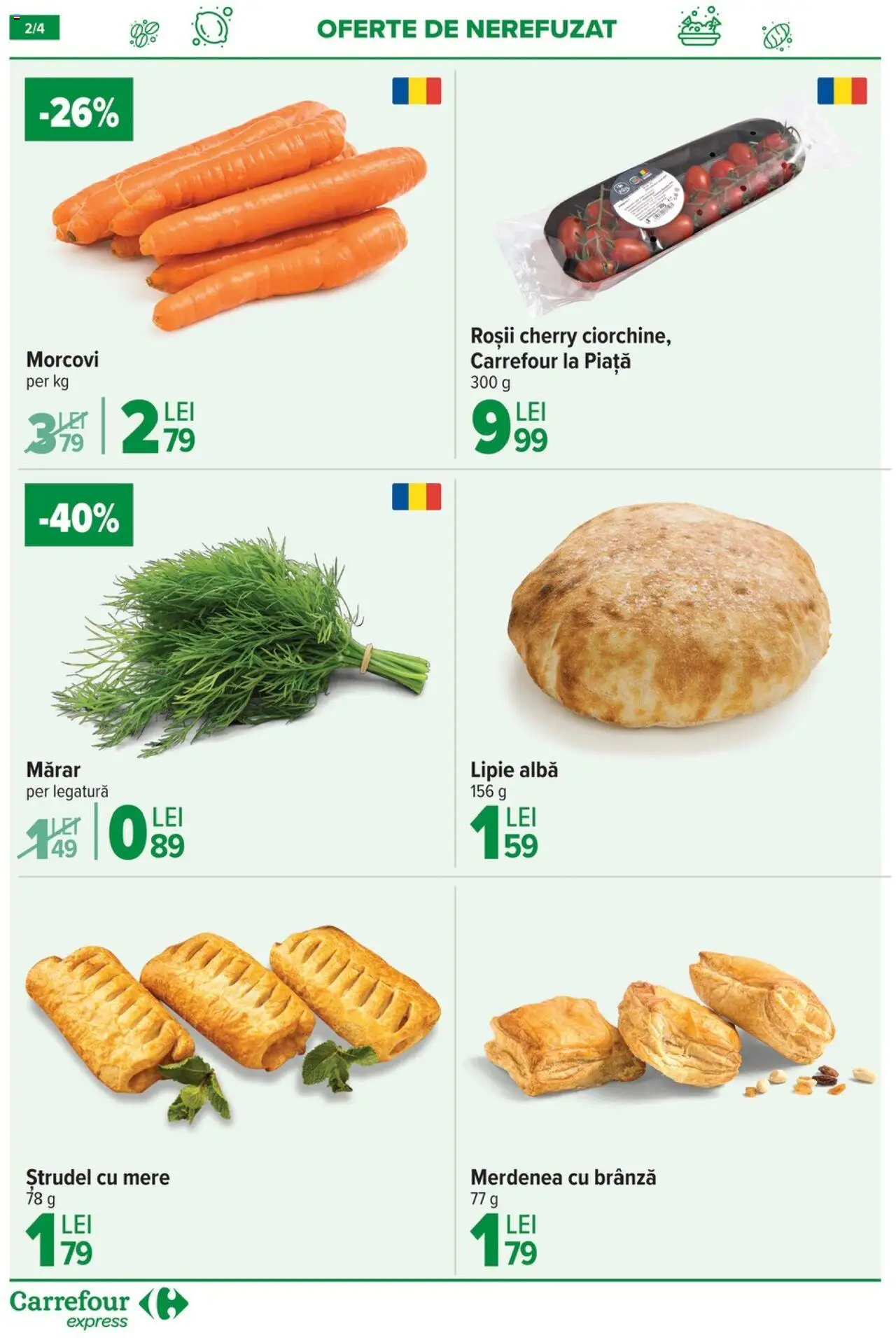 Catalog Carrefour 17 - 22 Iulie 2025 | Pagina 2 | Produse: Mărar, Brânză, Roșii, Morcovi