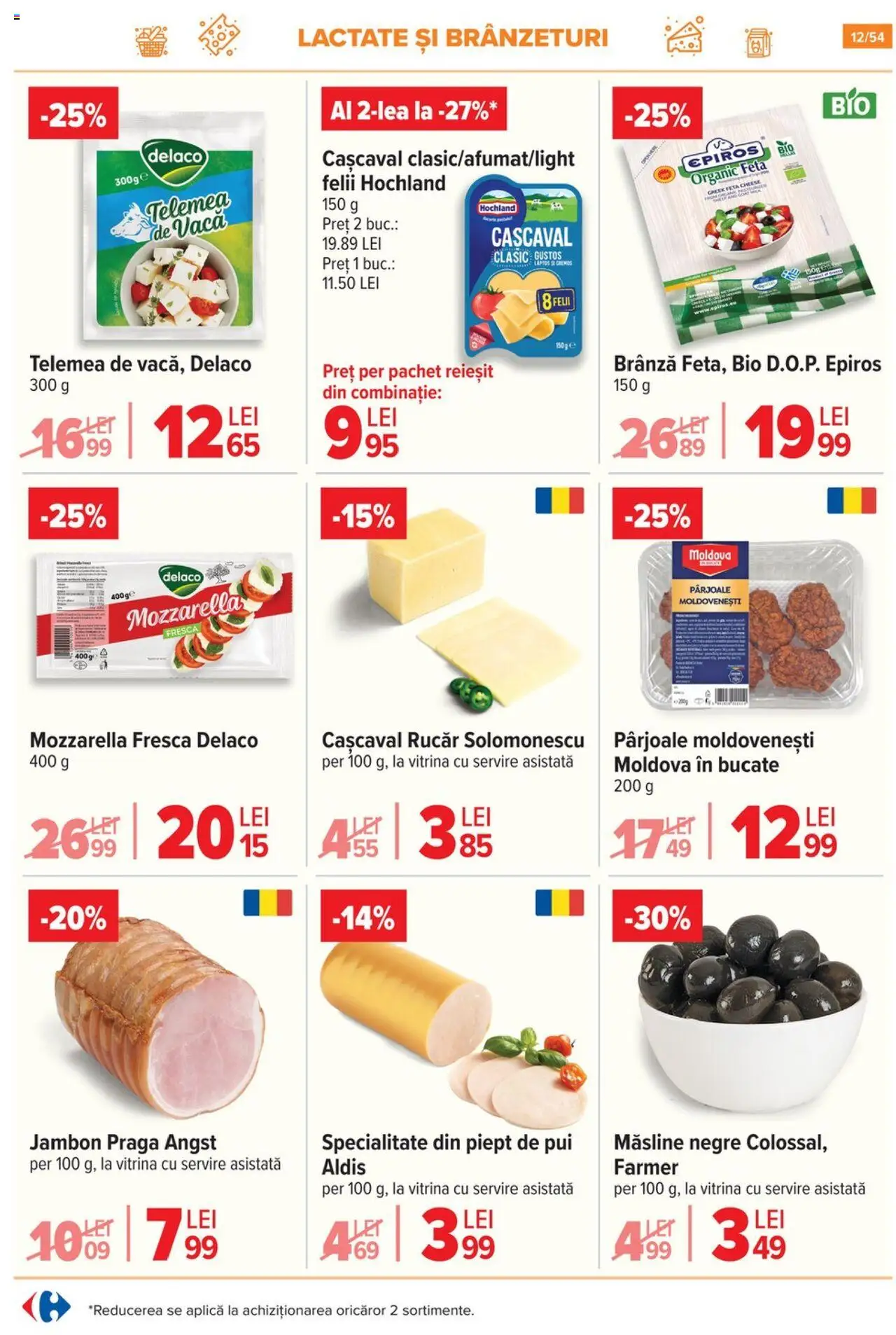 Catalog Carrefour 16 - 21 Iulie 2025 | Pagina 12 | Produse: Şerit ödül, Hijyenik ped, Light Kedi Konservesi, Măsline