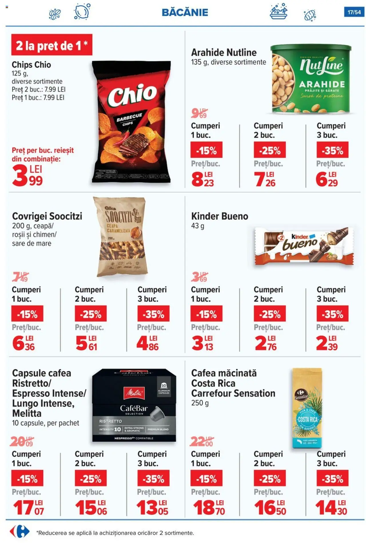 Catalog Carrefour 16 - 21 Iulie 2025 | Pagina 17 | Produse: Arahide, Covrigei, Cafea, Ceapă