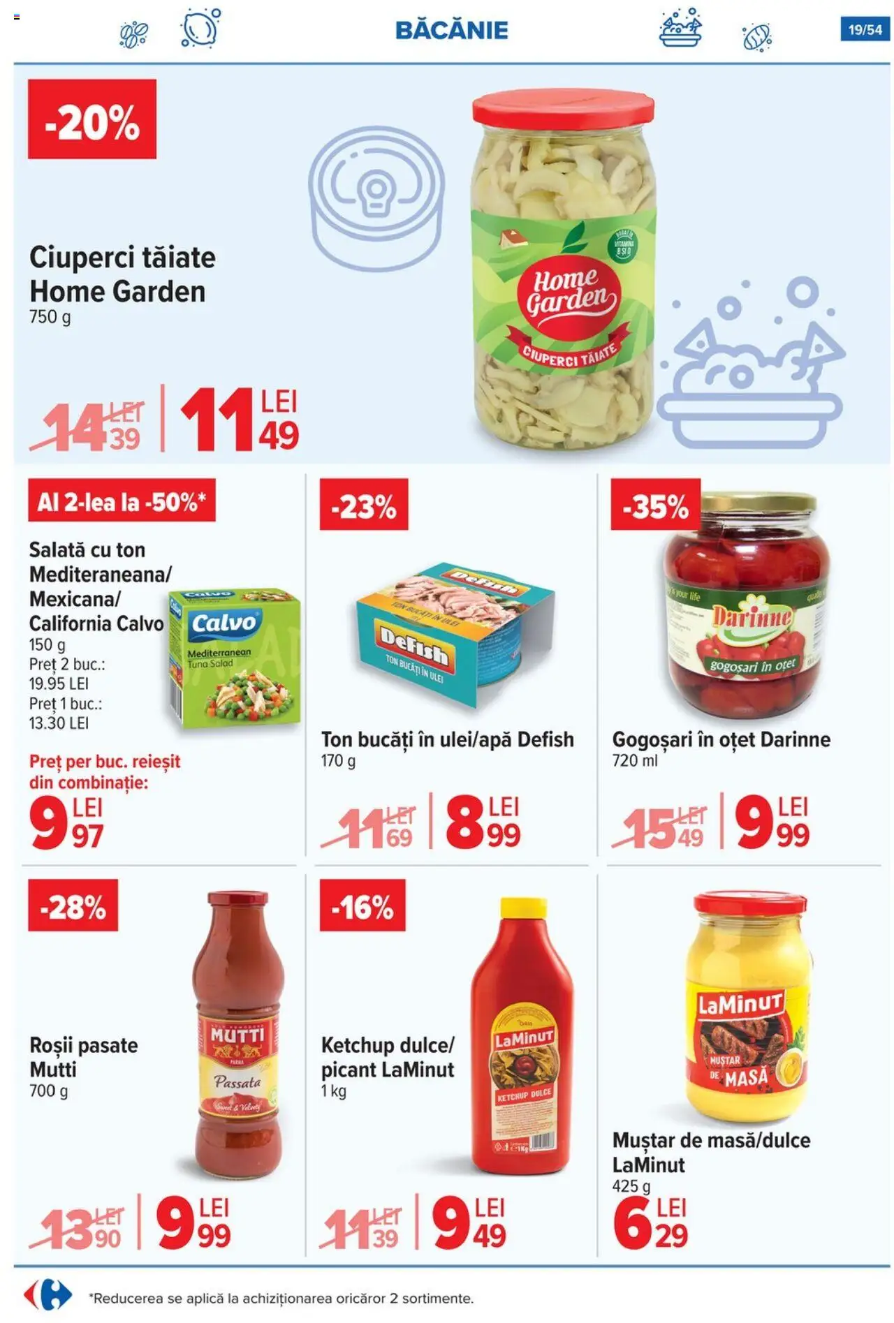 Catalog Carrefour 16 - 21 Iulie 2025 | Pagina 19 | Produse: Masă, Ciuperci, Roșii, Muștar