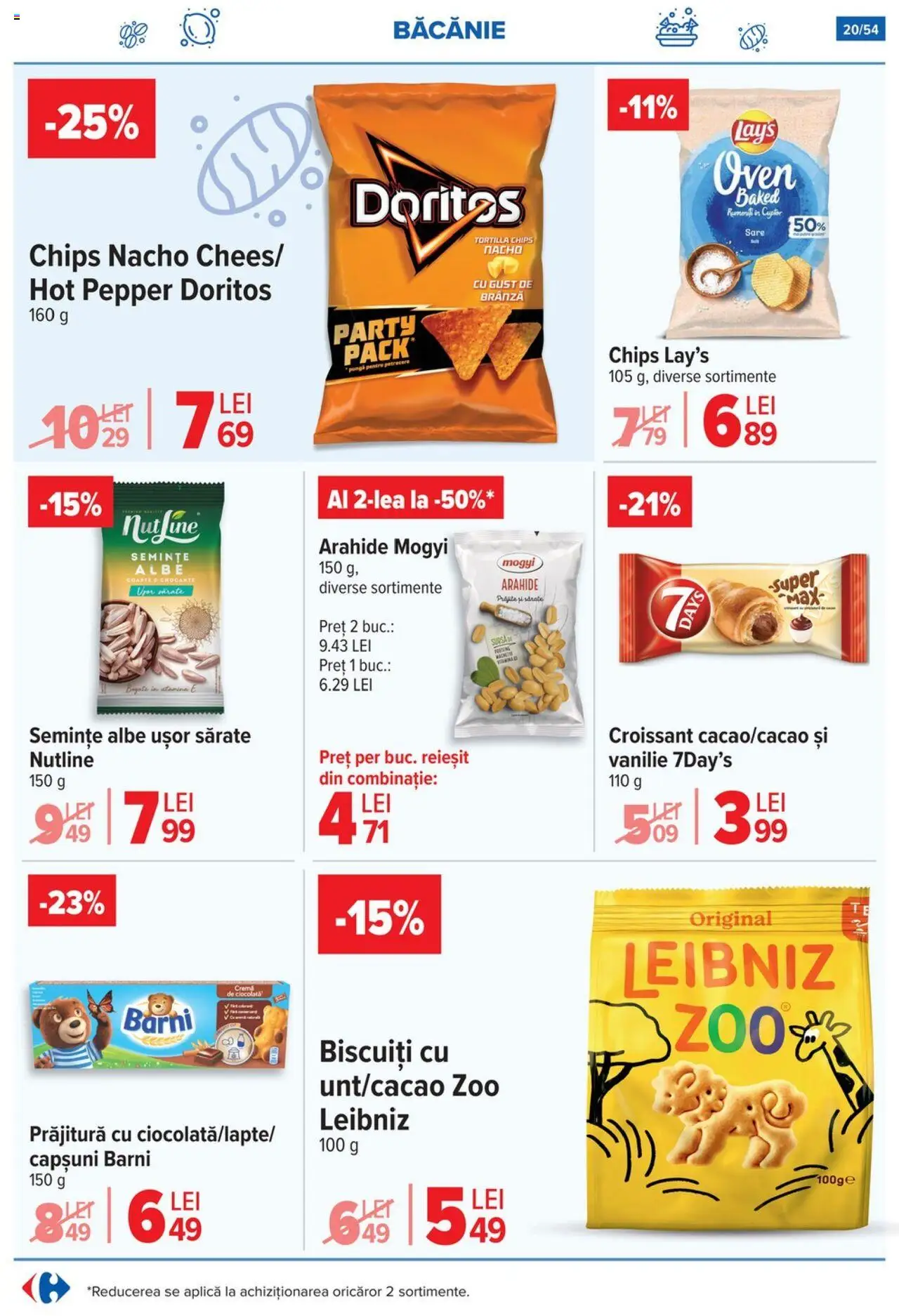 Catalog Carrefour 16 - 21 Iulie 2025 | Pagina 20 | Produse: Prăjitură, Semințe, Ciocolată, Biscuiți
