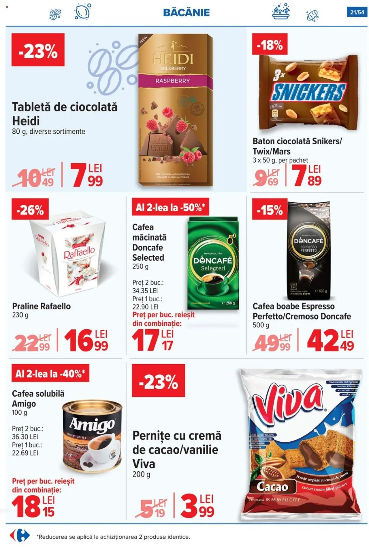 Catalog Carrefour 16 - 21 Iulie 2025 | Pagina 21 | Produse: Zmeură, Tabletă, Cremă, Cacao