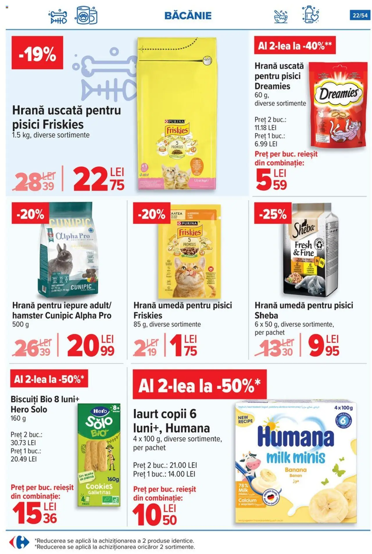Catalog Carrefour 16 - 21 Iulie 2025 | Pagina 22 | Produse: Şerit ödül, Biscuiți