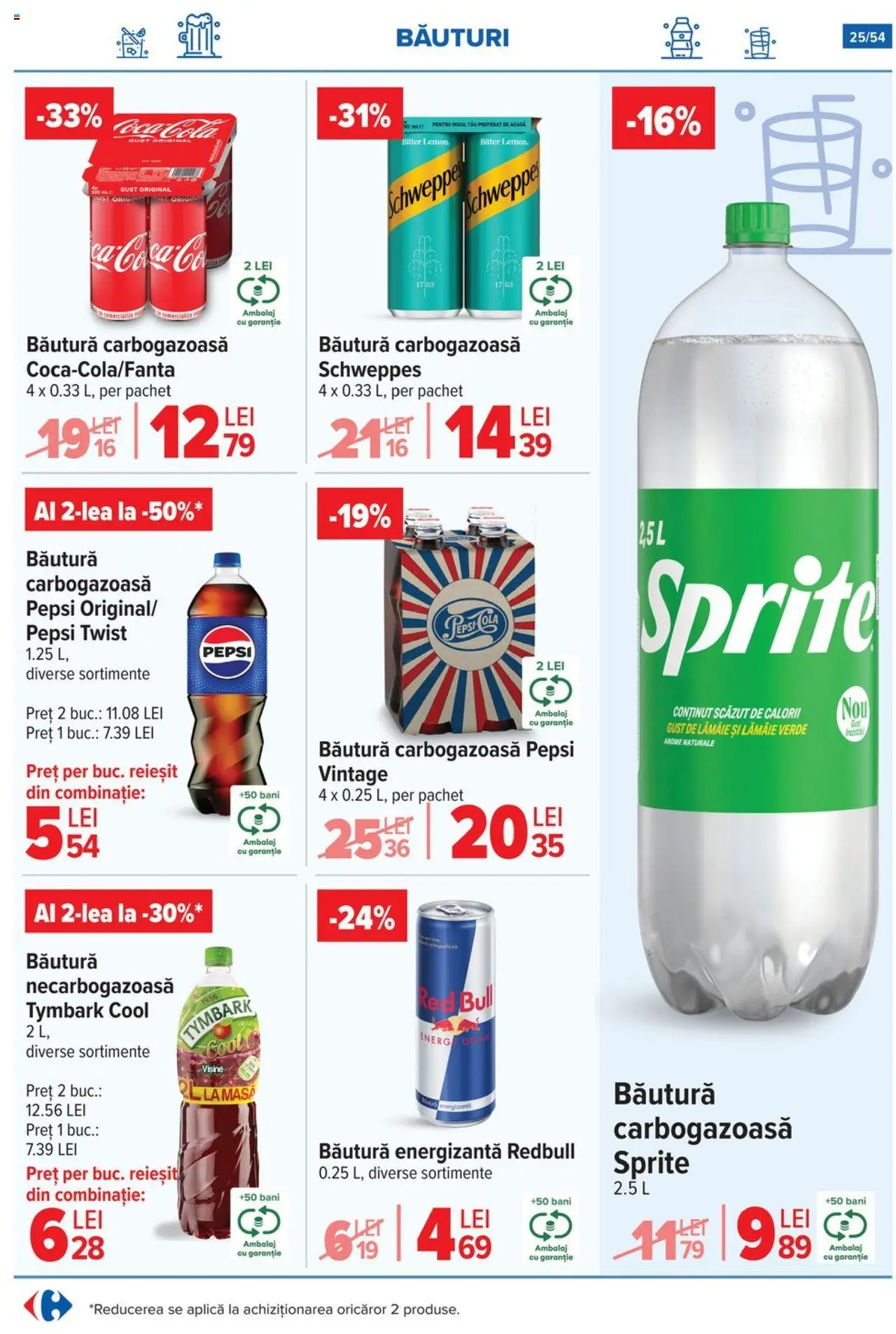 Catalog Carrefour 16 - 21 Iulie 2025 | Pagina 25 | Produse: Köpek Sabunu, Amerikan servis, Băutură energizantă, Lămâie