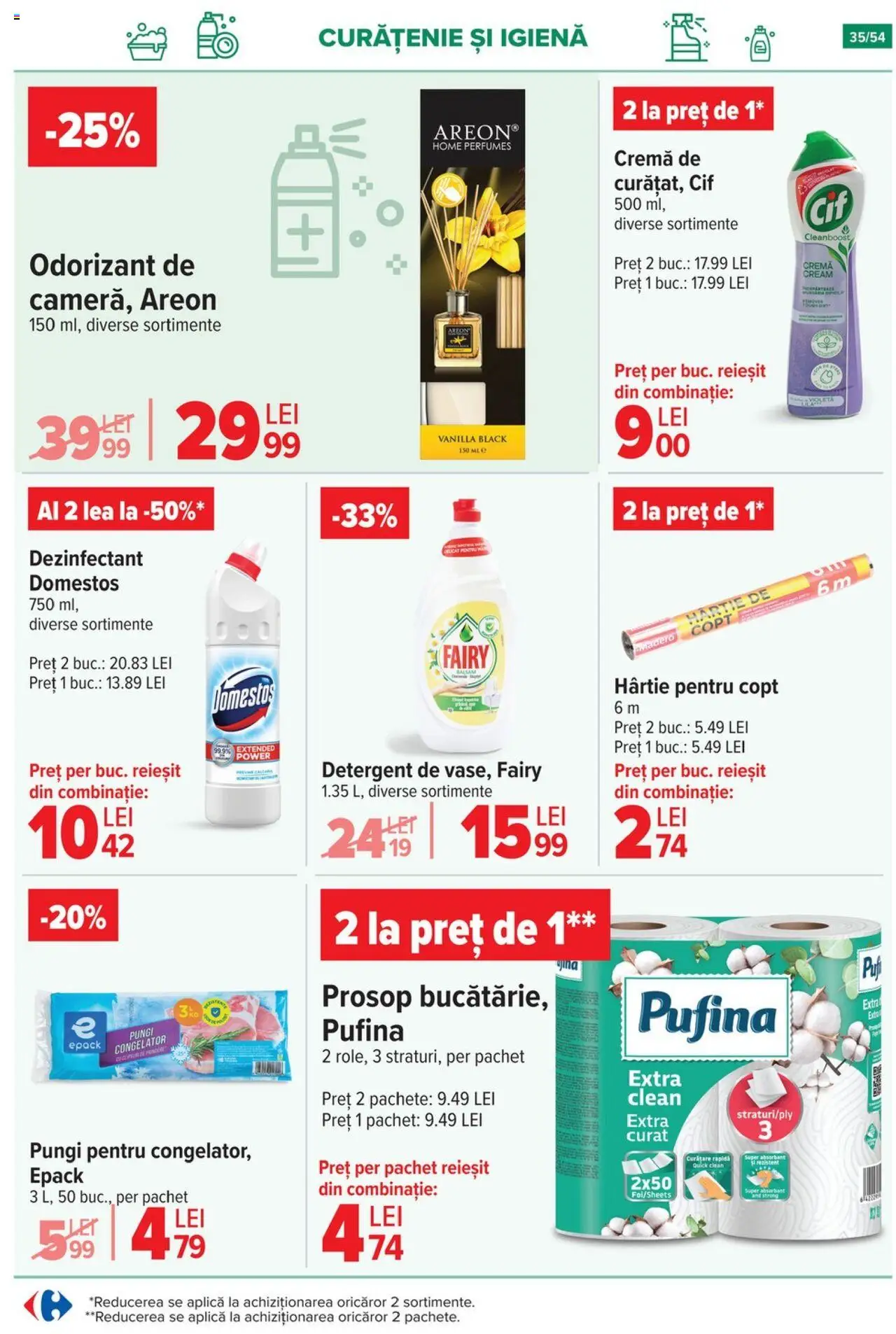 Catalog Carrefour 16 - 21 Iulie 2025 | Pagina 35 | Produse: Pomelo, Congelator, Cremă, Detergent