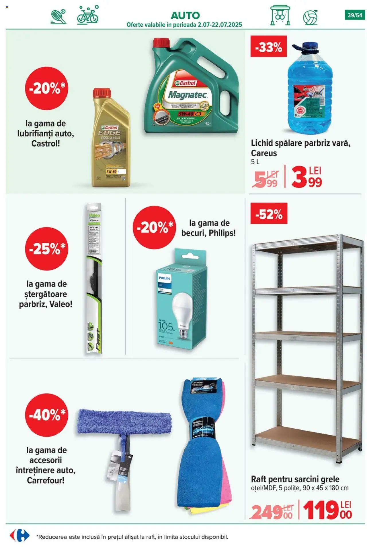 Catalog Carrefour 16 - 21 Iulie 2025 | Pagina 39 | Produse: Enginar, Raft