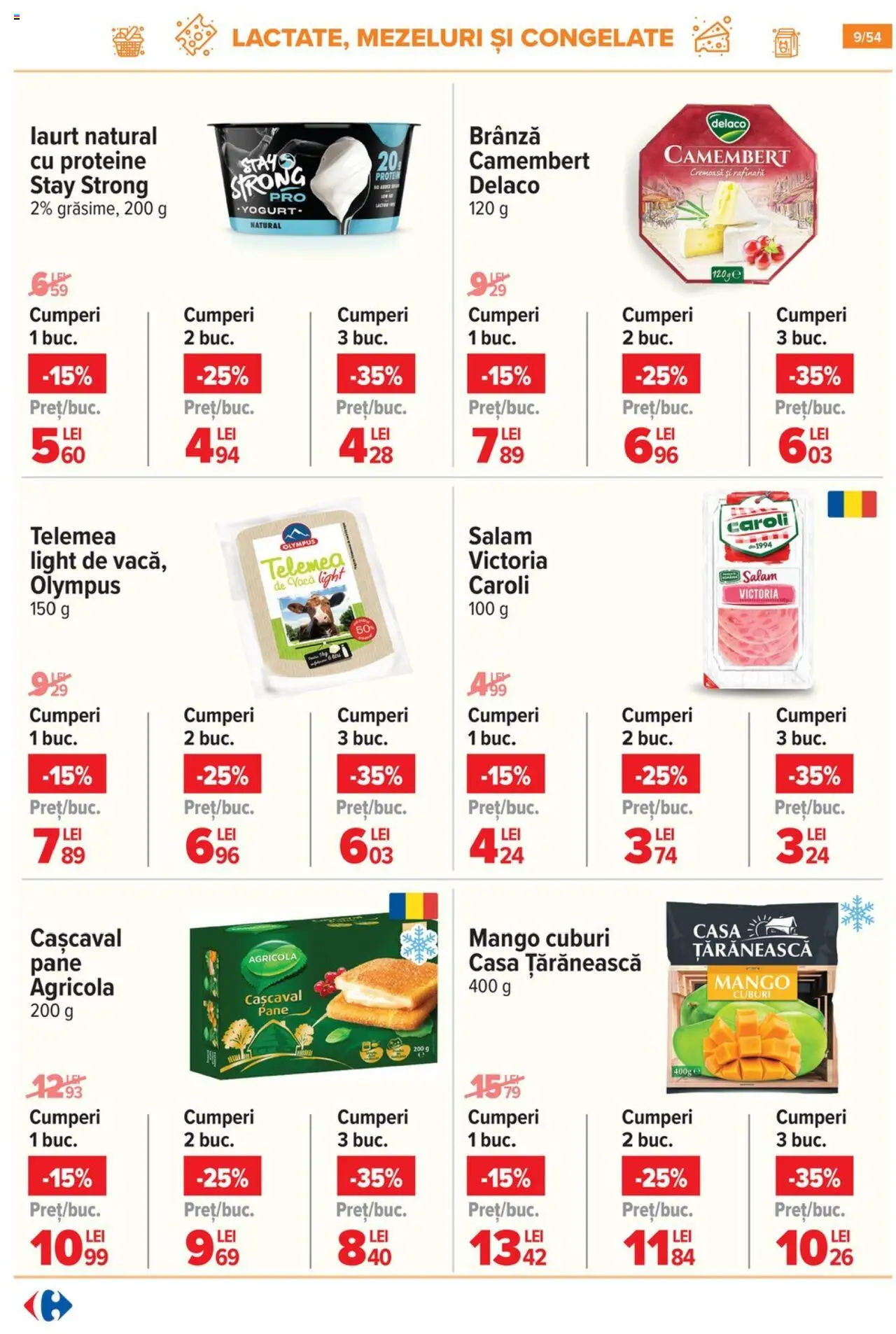 Catalog Carrefour 16 - 21 Iulie 2025 | Pagina 9 | Produse: Light Kedi Konservesi, Masaüstü kılıfı, Cașcaval, Brânză