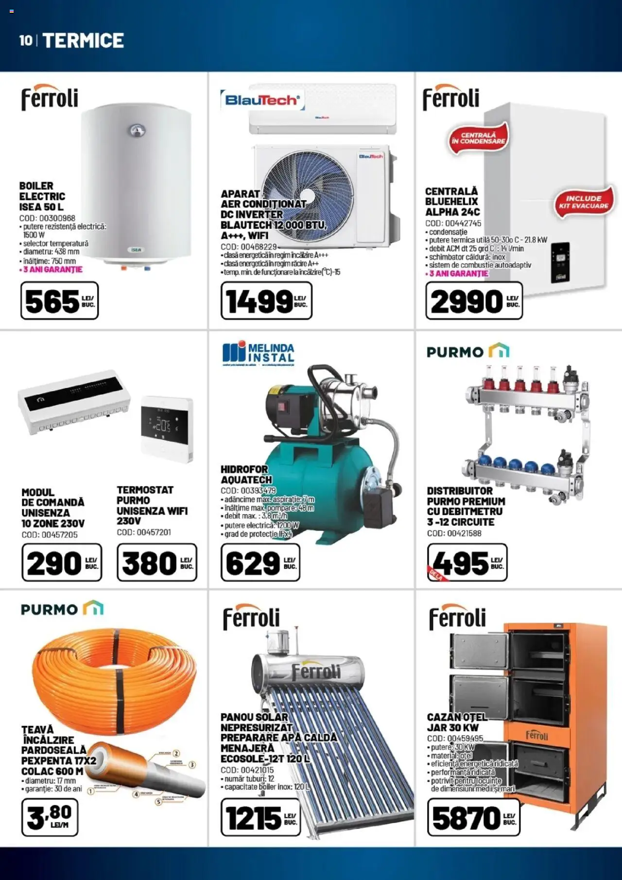 Catalog Ambient 15 Iulie - 18 August 2025 | Pagina 10 | Produse: Boiler, Pardoseală, Panou solar, Apă