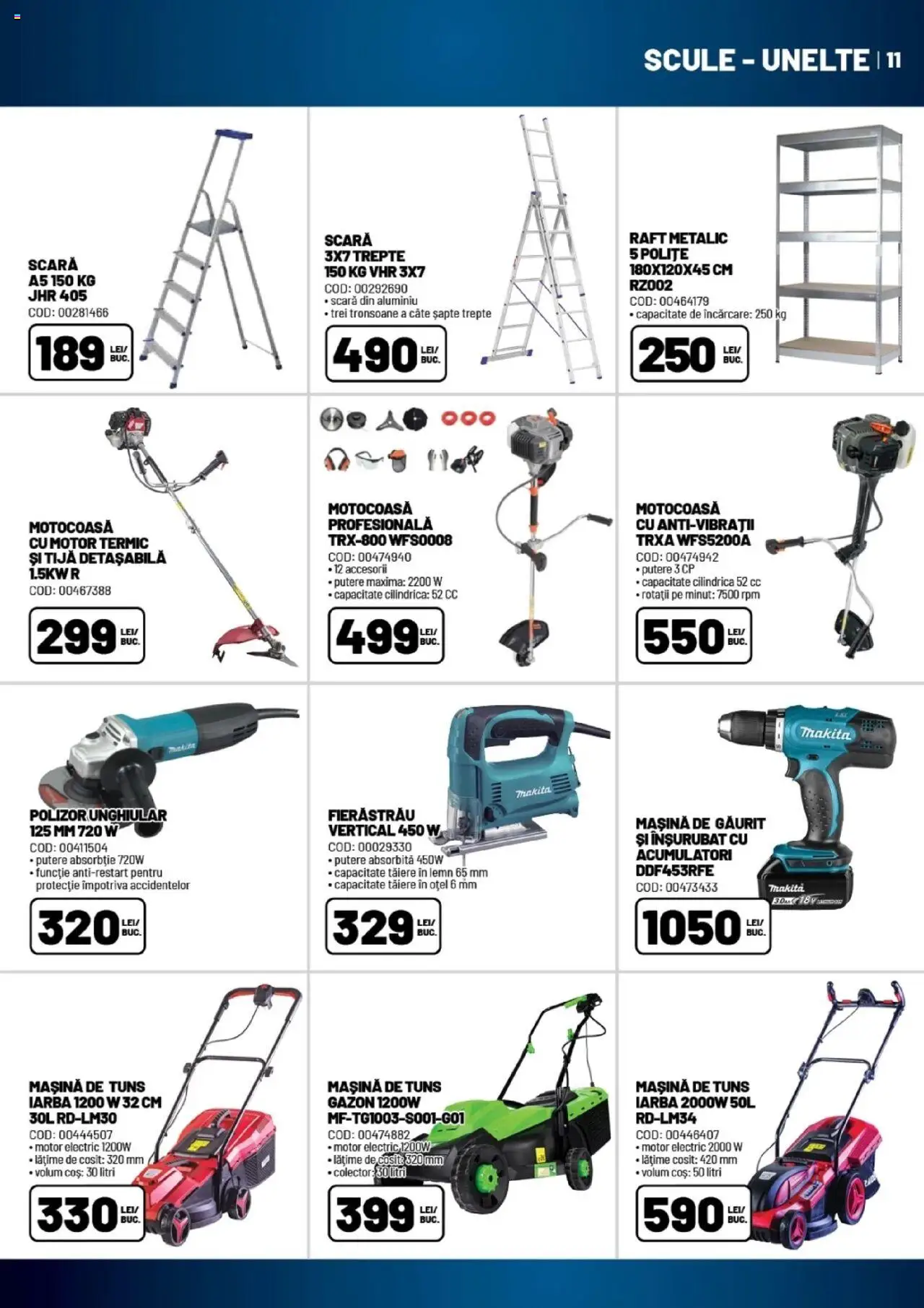 Catalog Ambient 15 Iulie - 18 August 2025 | Pagina 11 | Produse: Mașină de găurit, Polizor, Raft, Mașină de tuns