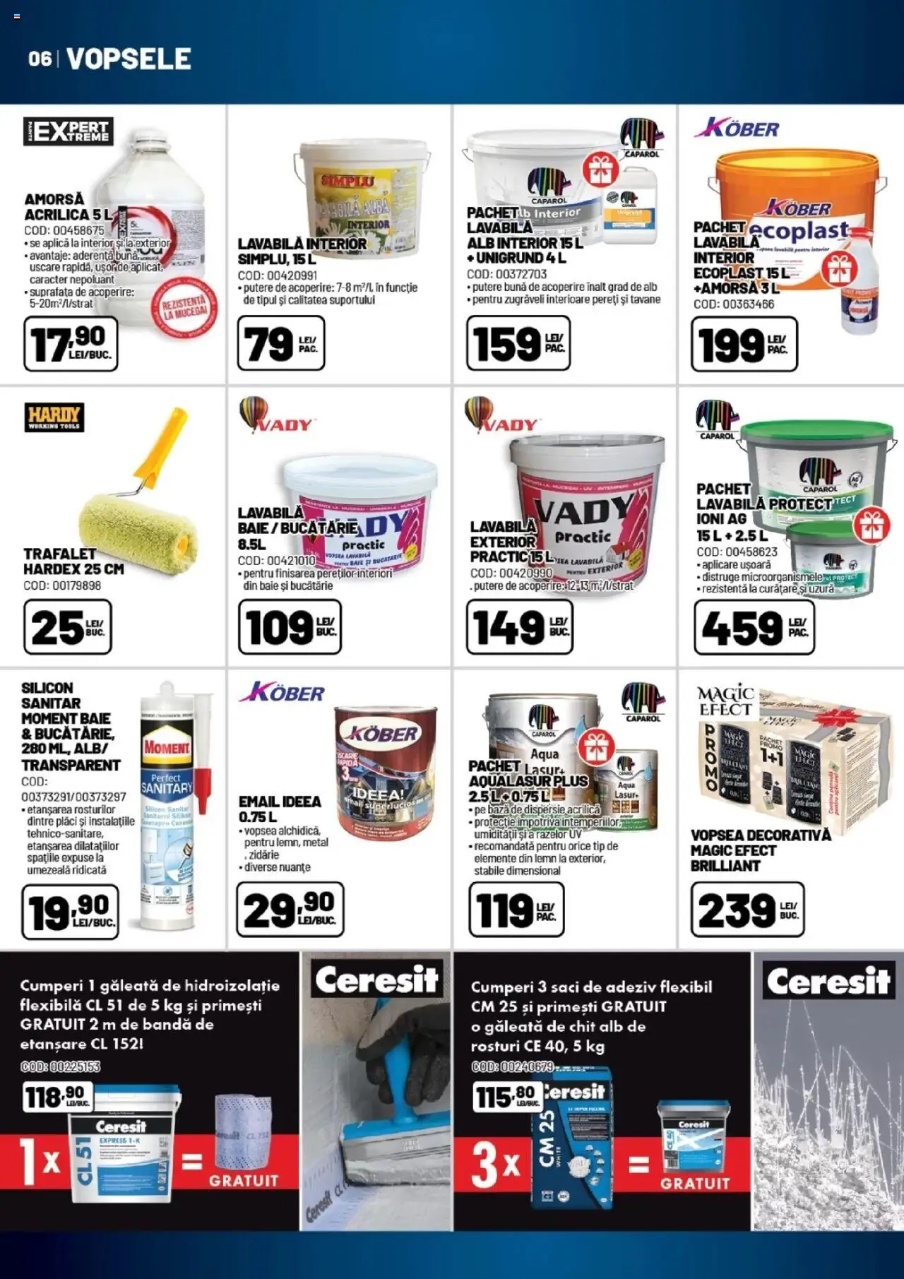 Catalog Ambient 15 Iulie - 18 August 2025 | Pagina 6 | Produse: Trafalet, Vopsea, Bucătărie, Amorsă