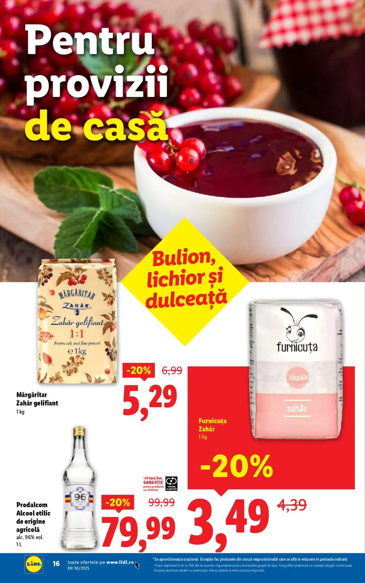 Catalog LIDL 21 - 26 Iulie 2025 | Pagina 16 | Produse: Lichior, Zahăr