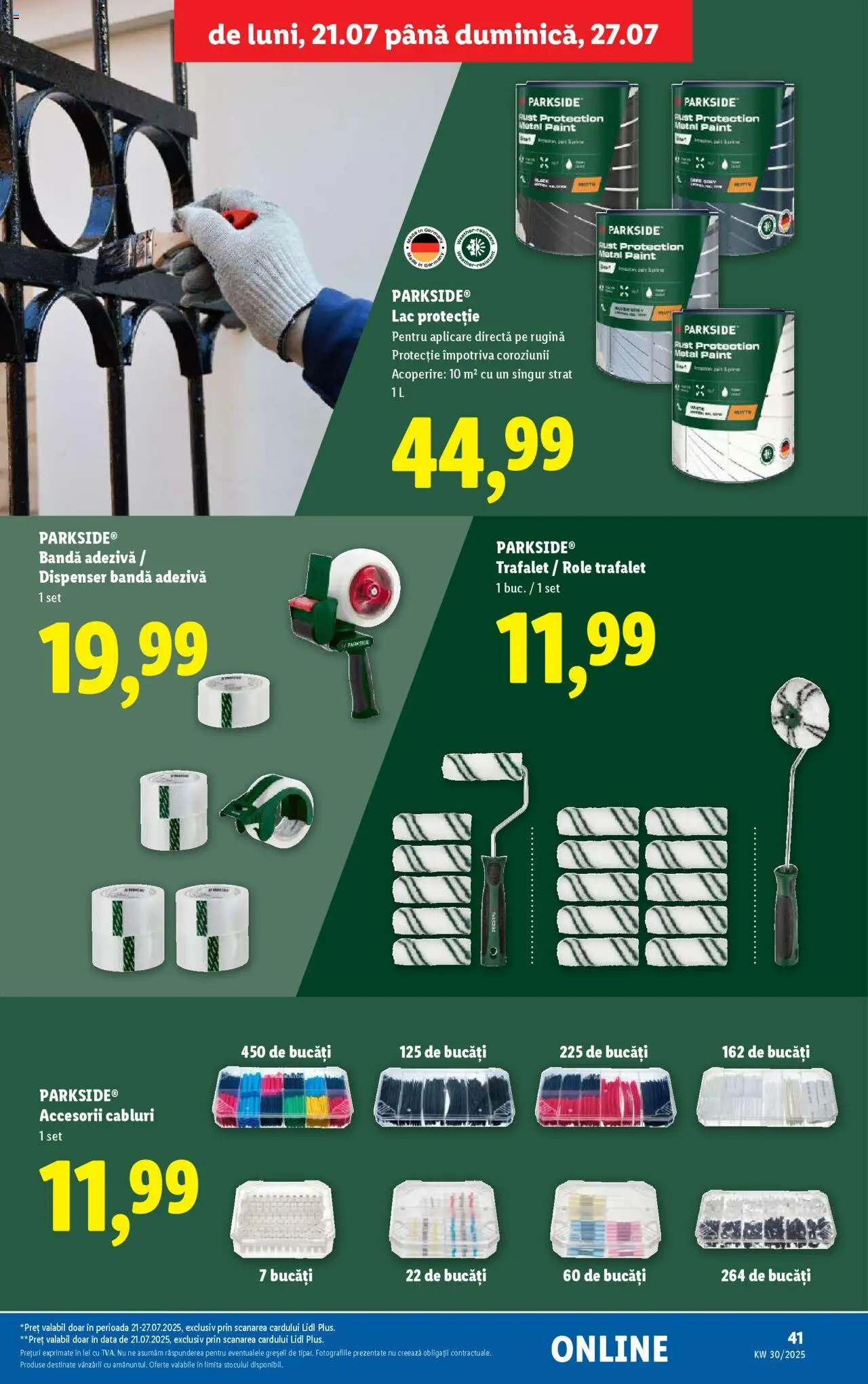 Catalog LIDL 21 - 26 Iulie 2025 | Pagina 41 | Produse: Trafalet, Role