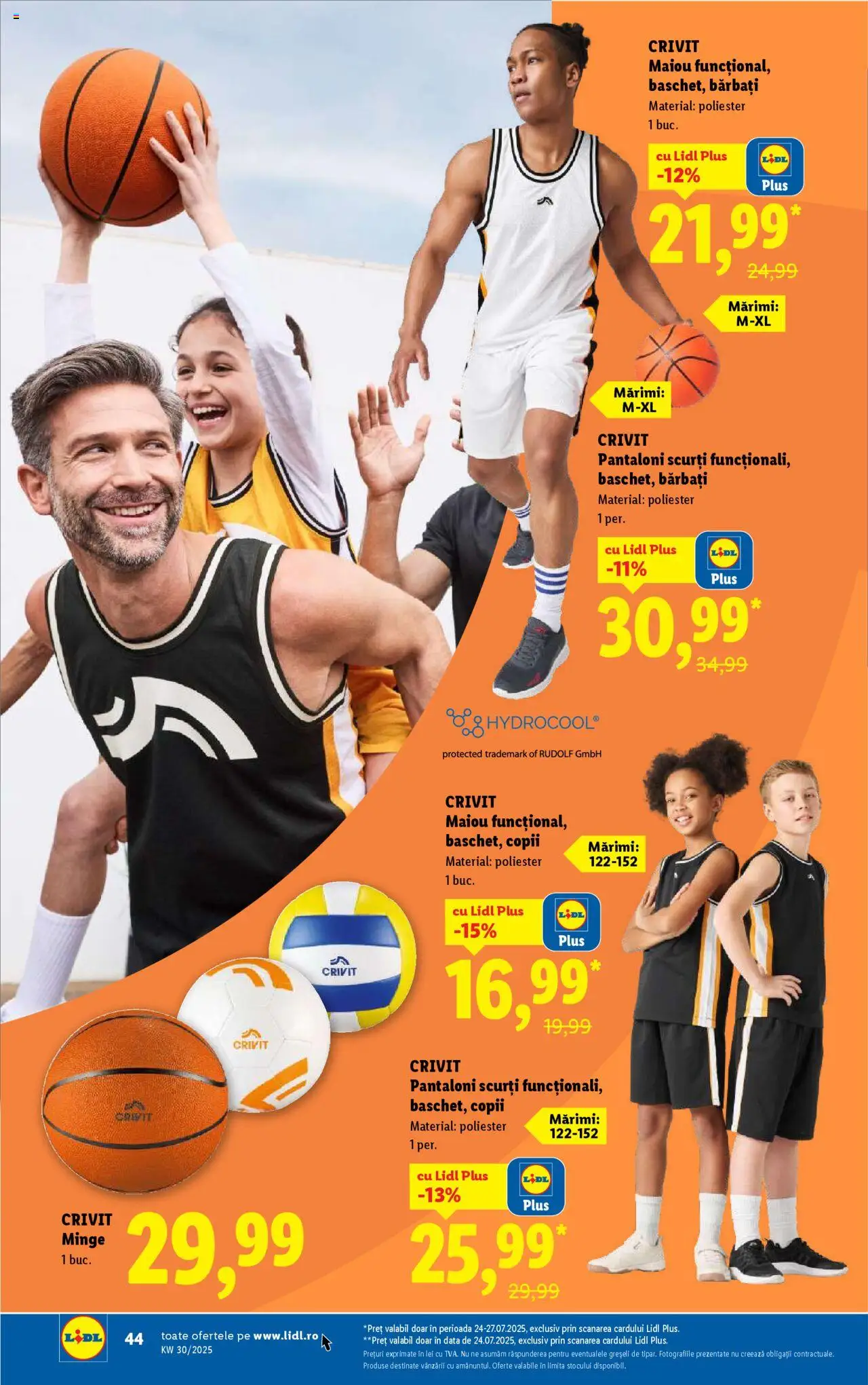 Catalog LIDL 21 - 26 Iulie 2025 | Pagina 44 | Produse: Top, Maiou, Pantaloni, Pantaloni scurți