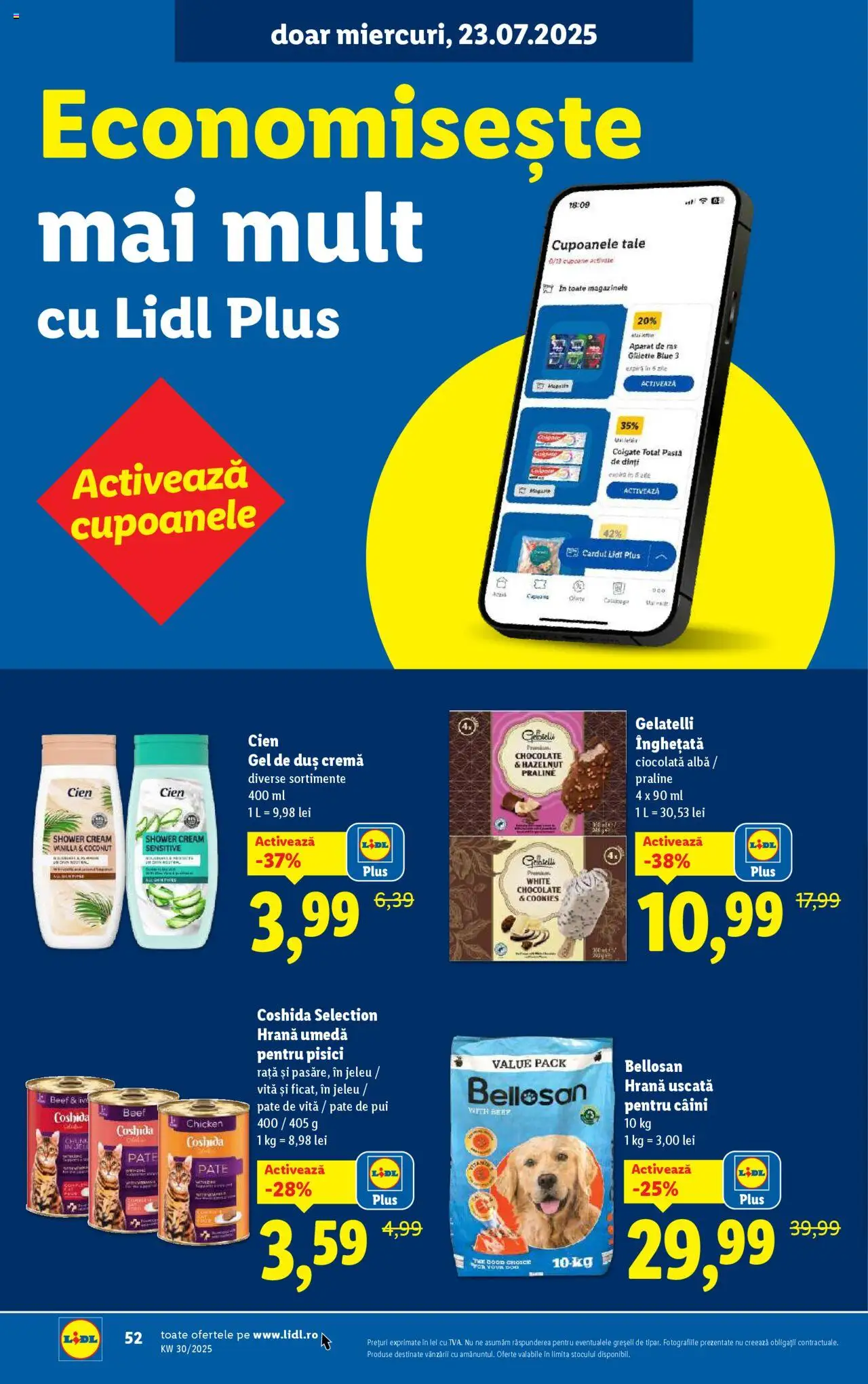 Catalog LIDL 21 - 26 Iulie 2025 | Pagina 52 | Produse: Pate, Duș, Rață, Ciocolată