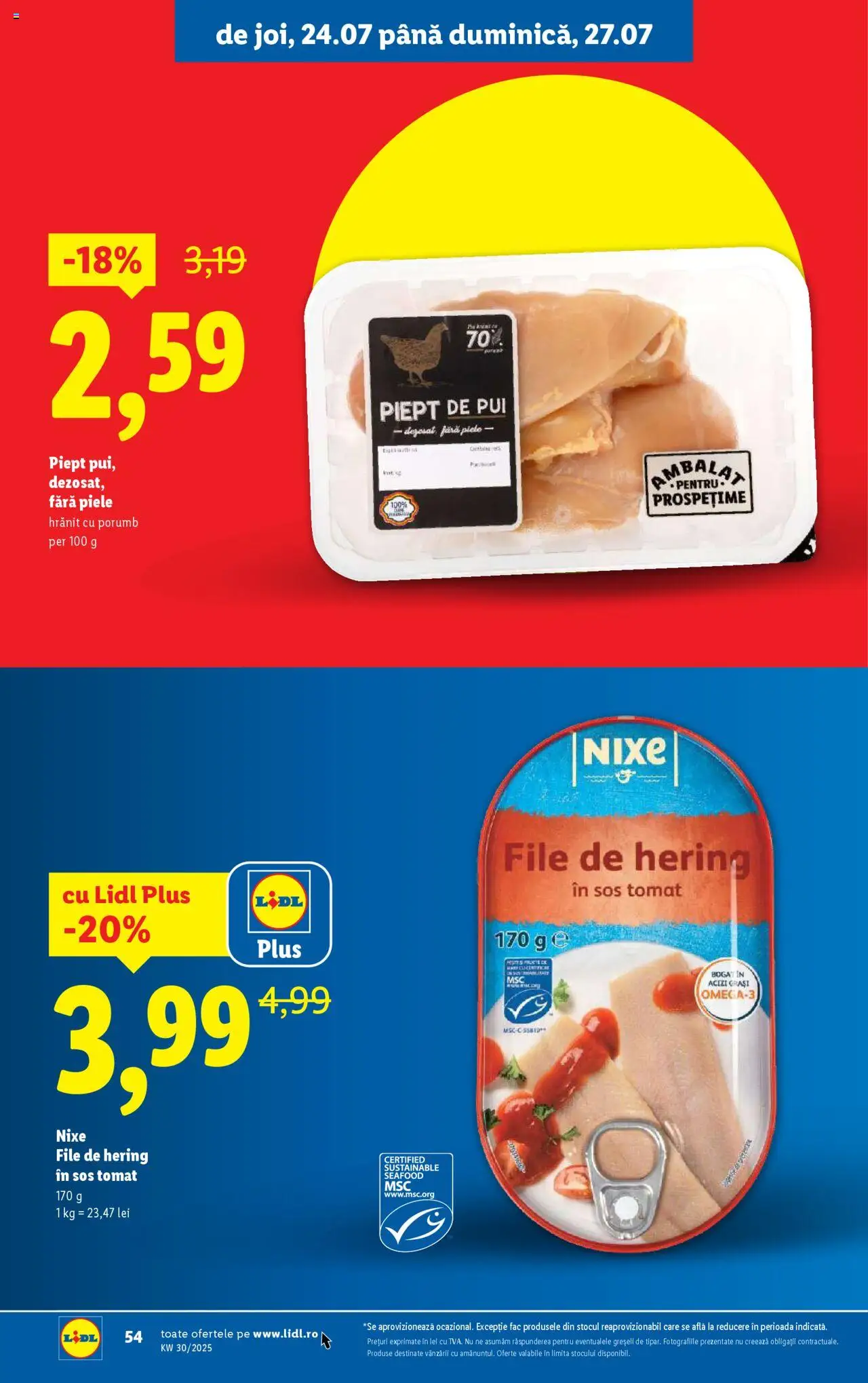 Catalog LIDL 21 - 26 Iulie 2025 | Pagina 54 | Produse: Hacıyatmaz Kedi Oyuncağı, Porumb, Sos