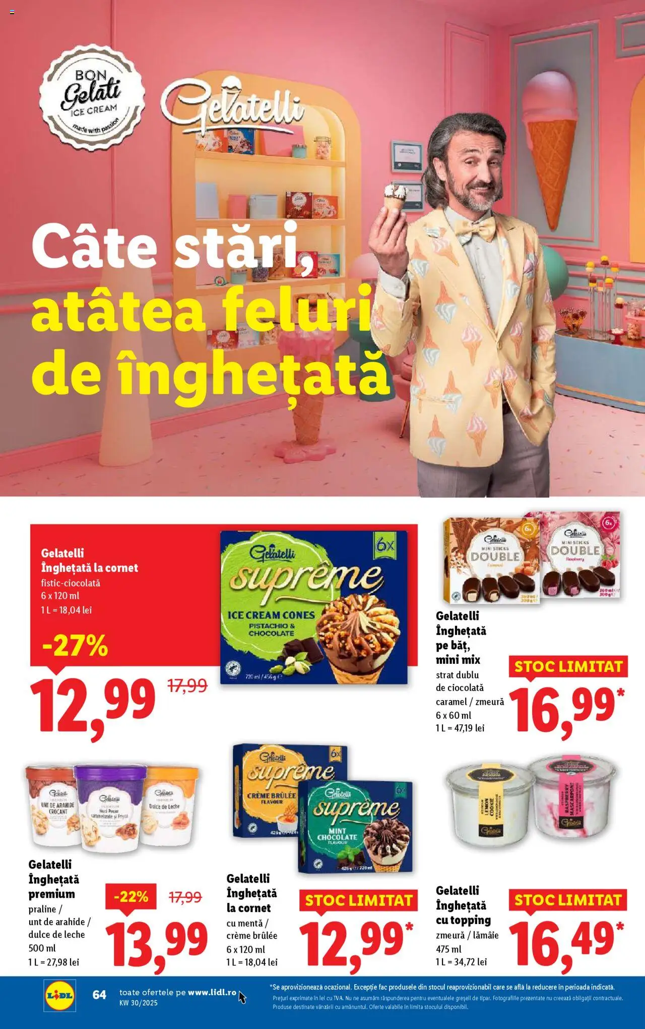 Catalog LIDL 21 - 26 Iulie 2025 | Pagina 64 | Produse: Zmeură, Arahide, Unt, Mascarpone