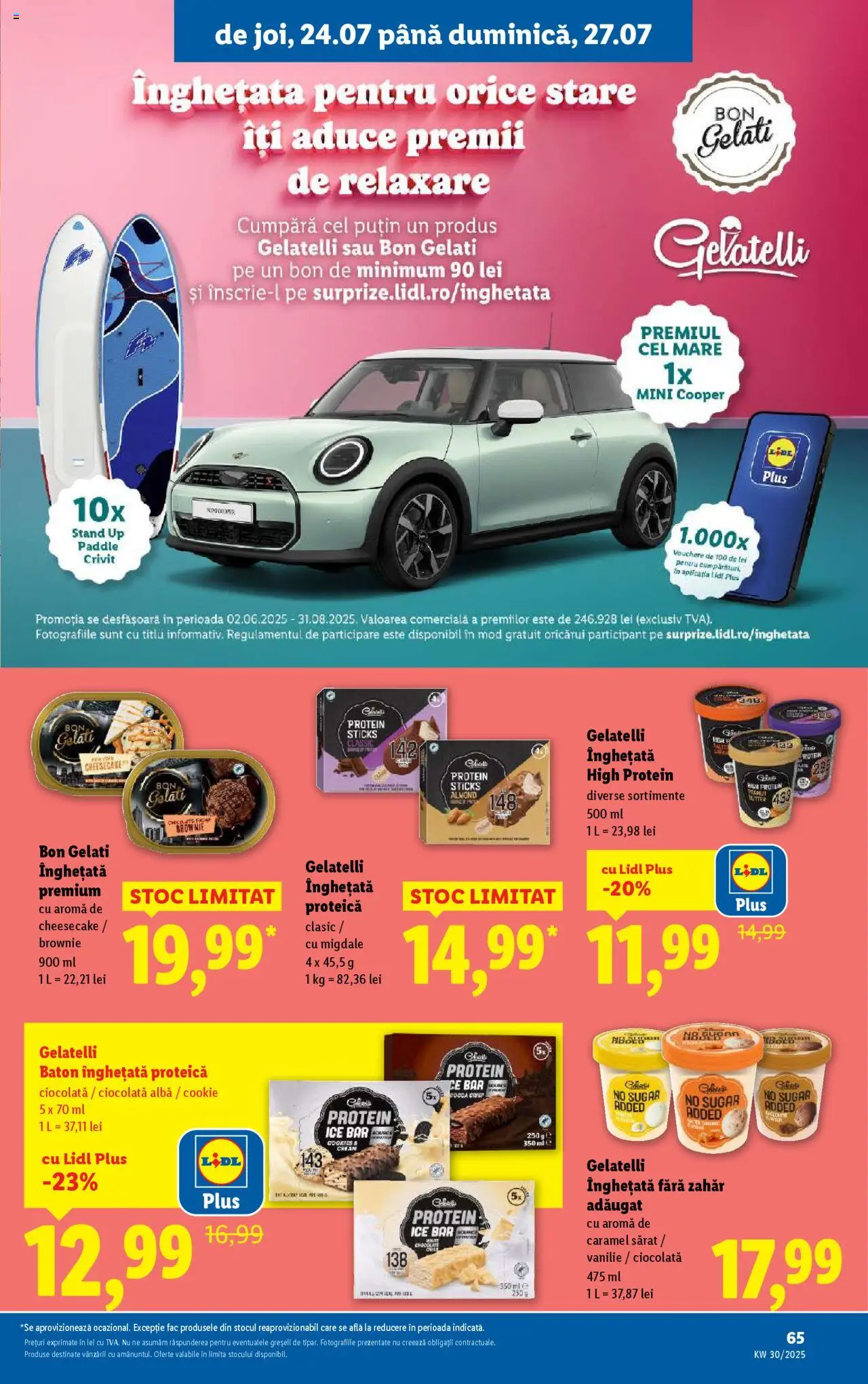 Catalog LIDL 21 - 26 Iulie 2025 | Pagina 65 | Produse: Migdale, Ciocolată, Înghețată, Zahăr