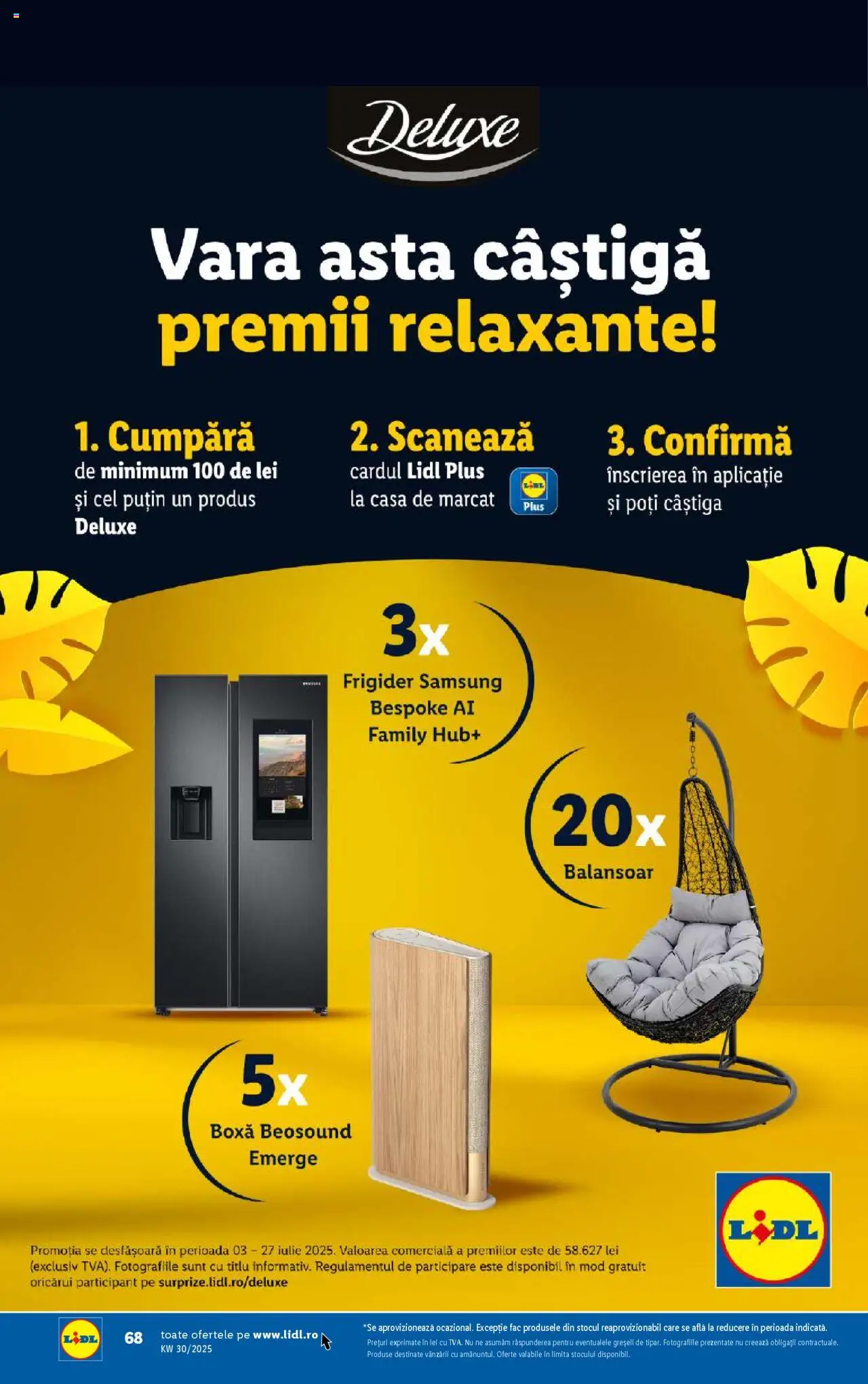 Catalog LIDL 21 - 26 Iulie 2025 | Pagina 68 | Produse: Speaker, Frigider, Balansoar