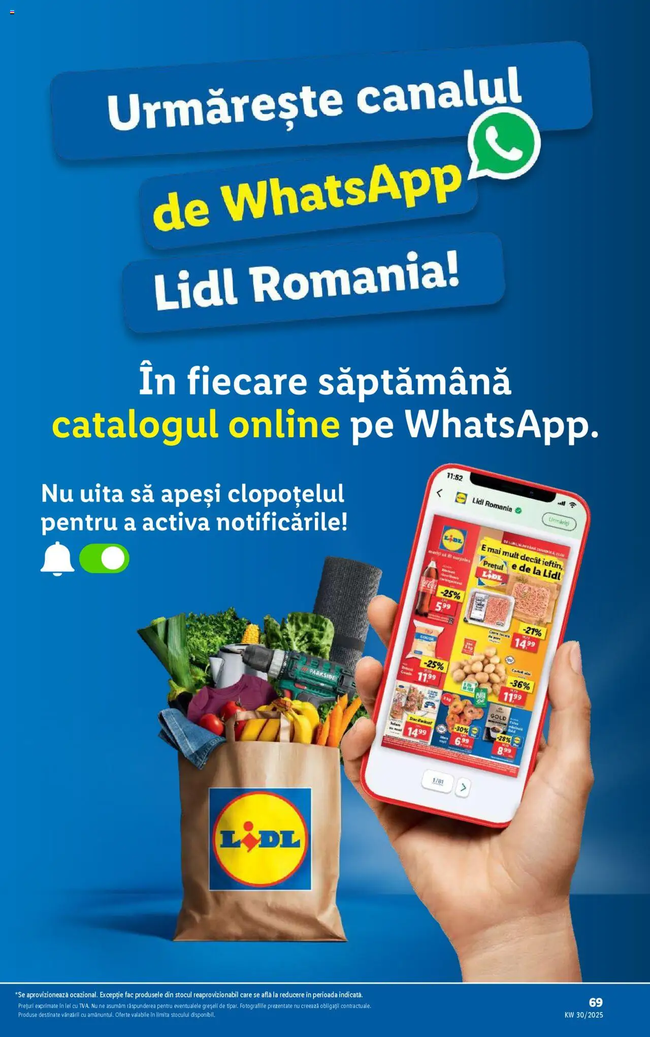 Catalog LIDL 21 - 26 Iulie 2025 | Pagina 69 | Produse: Bere, Carne tocată, Biscuiți, Cartofi