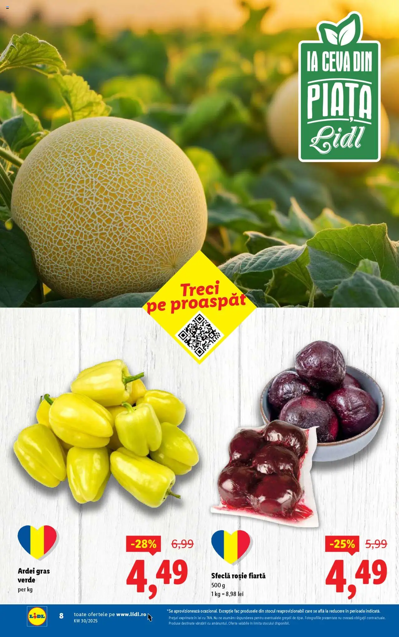 Catalog LIDL 21 - 26 Iulie 2025 | Pagina 8 | Produse: Ardei, Sfeclă