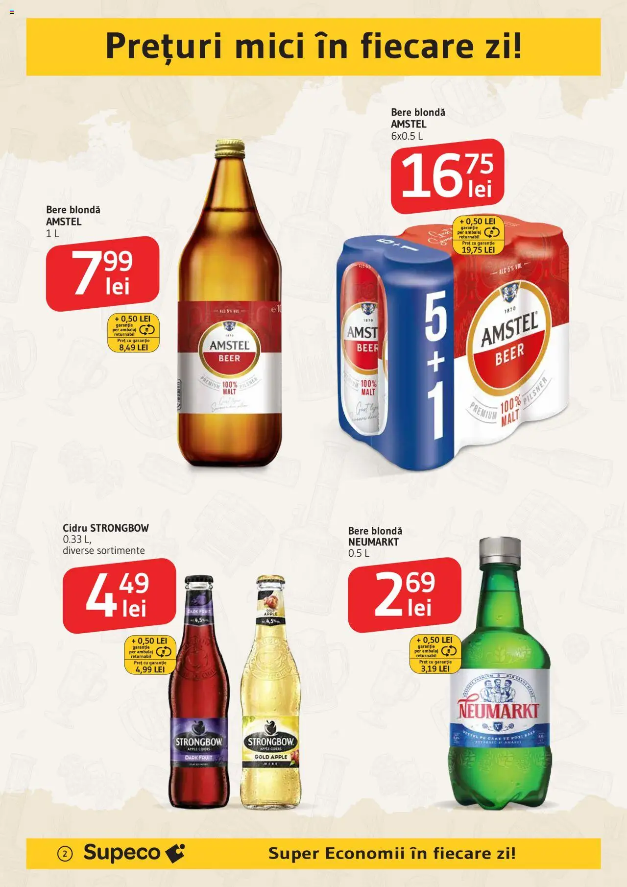 Catalog Supeco 17 - 29 Iulie 2025 | Pagina 2 | Produse: Mici, Apple, Bere