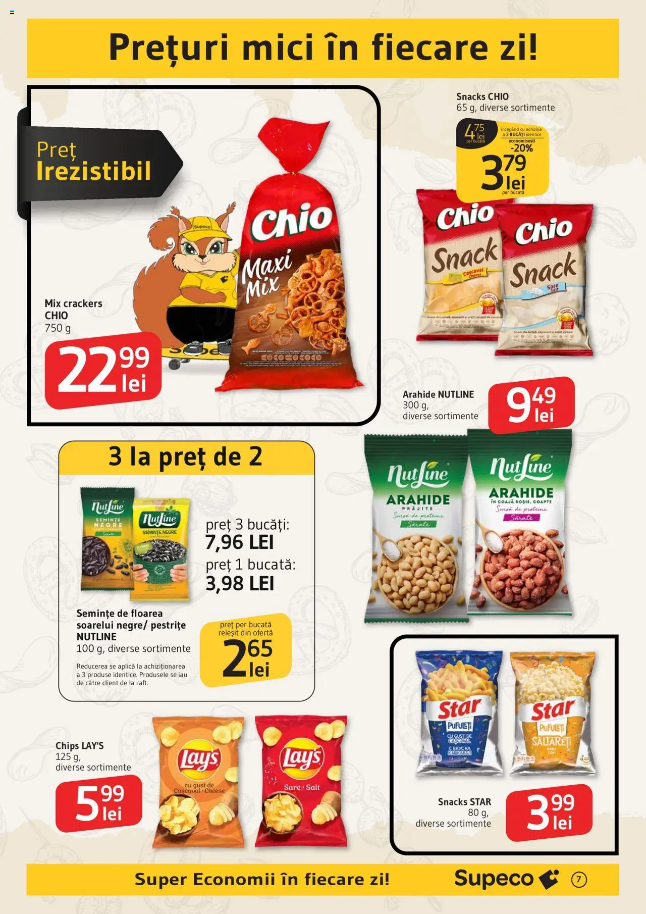 Catalog Supeco 17 - 29 Iulie 2025 | Pagina 7 | Produse: Cașcaval, Arahide, Semințe, Pufuleți