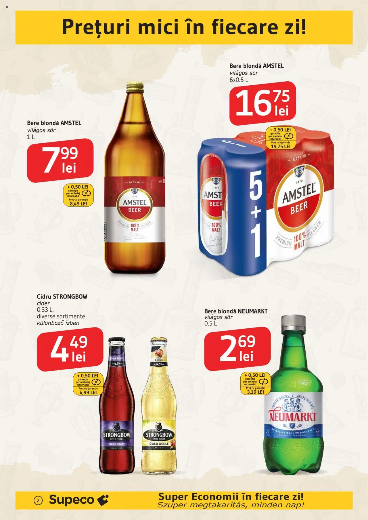Catalog Supeco 17 - 29 Iulie 2025 | Pagina 2 | Produse: Mici, Apple, Bere