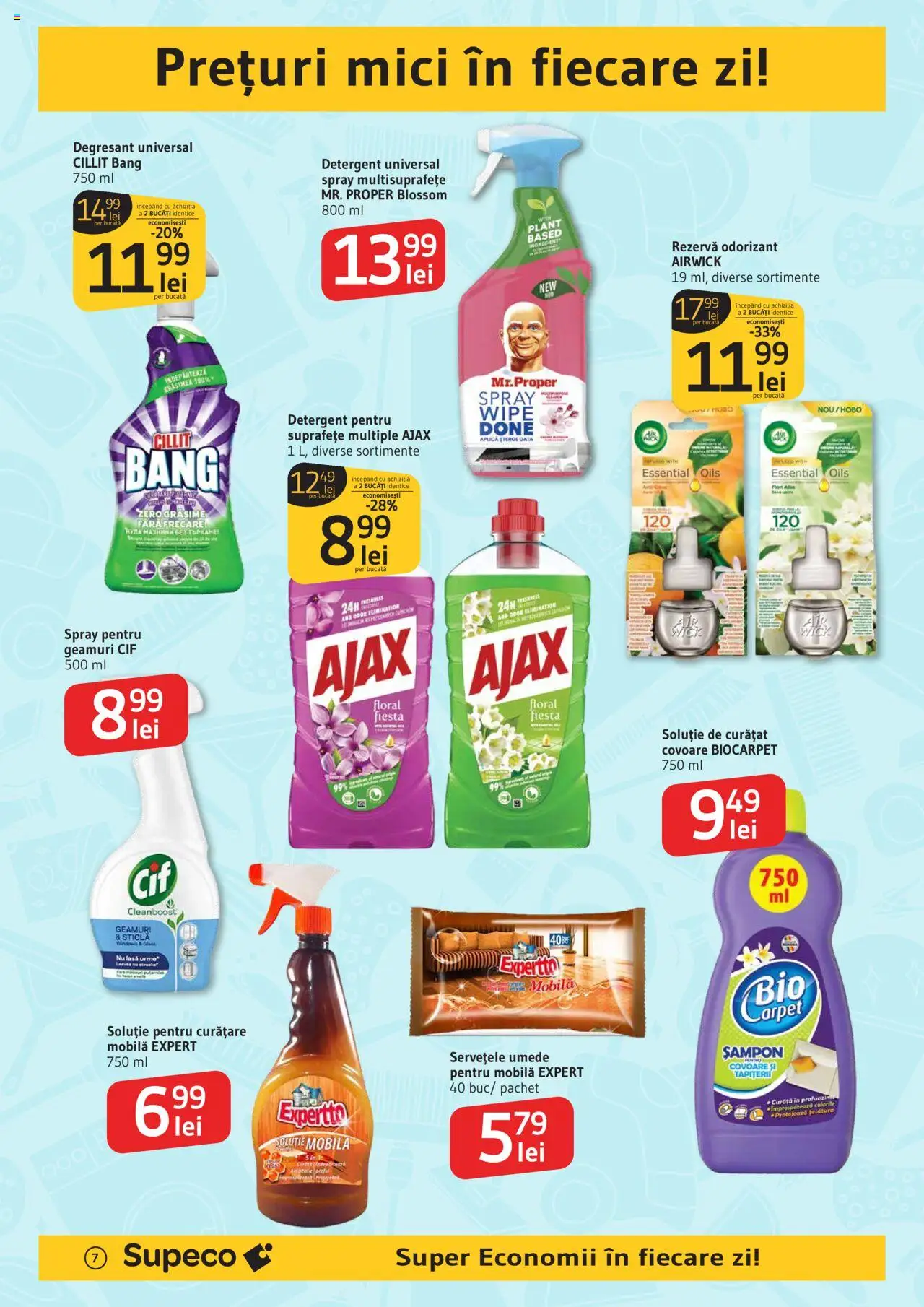 Catalog Supeco 17 - 29 Iulie 2025 | Pagina 7 | Produse: Mici, Șampon, Detergent, Șervețele umede