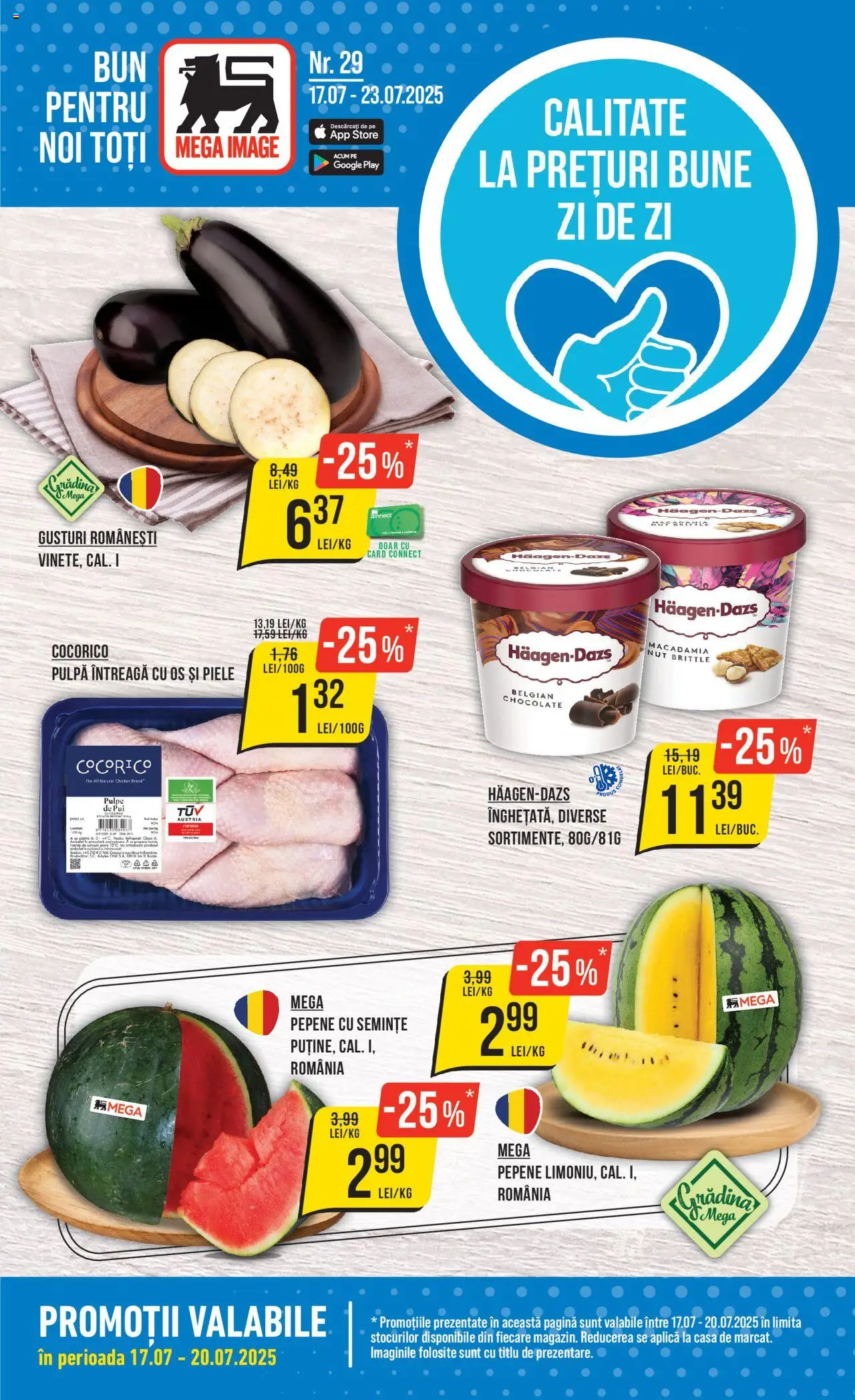 Catalog Mega Image 17 - 22 Iulie 2025 | Pagina 1