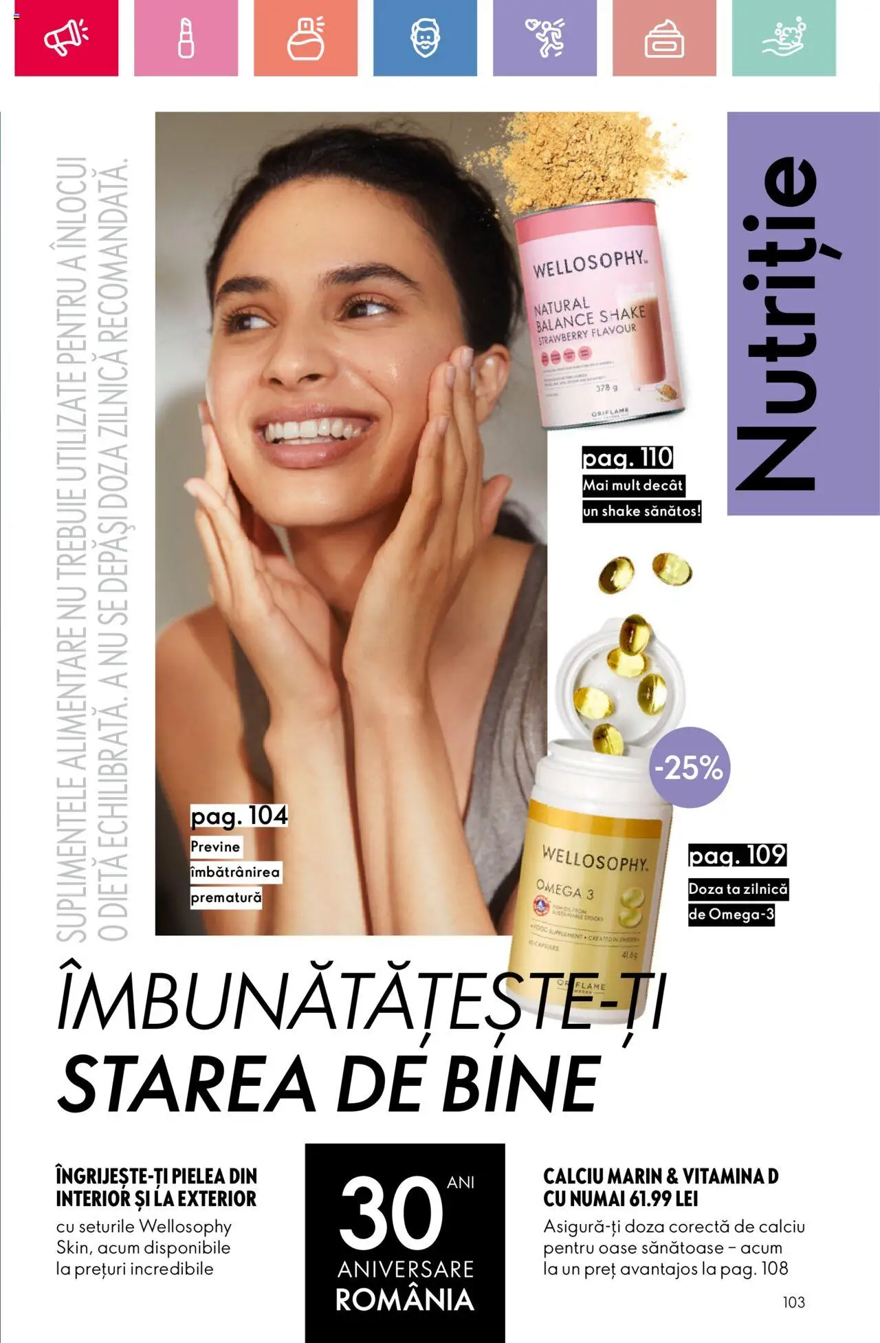 Catalog Oriflame 20 August - 8 Septembrie 2025 | Pagina 103 | Produse: Chaussures de ski, Shake