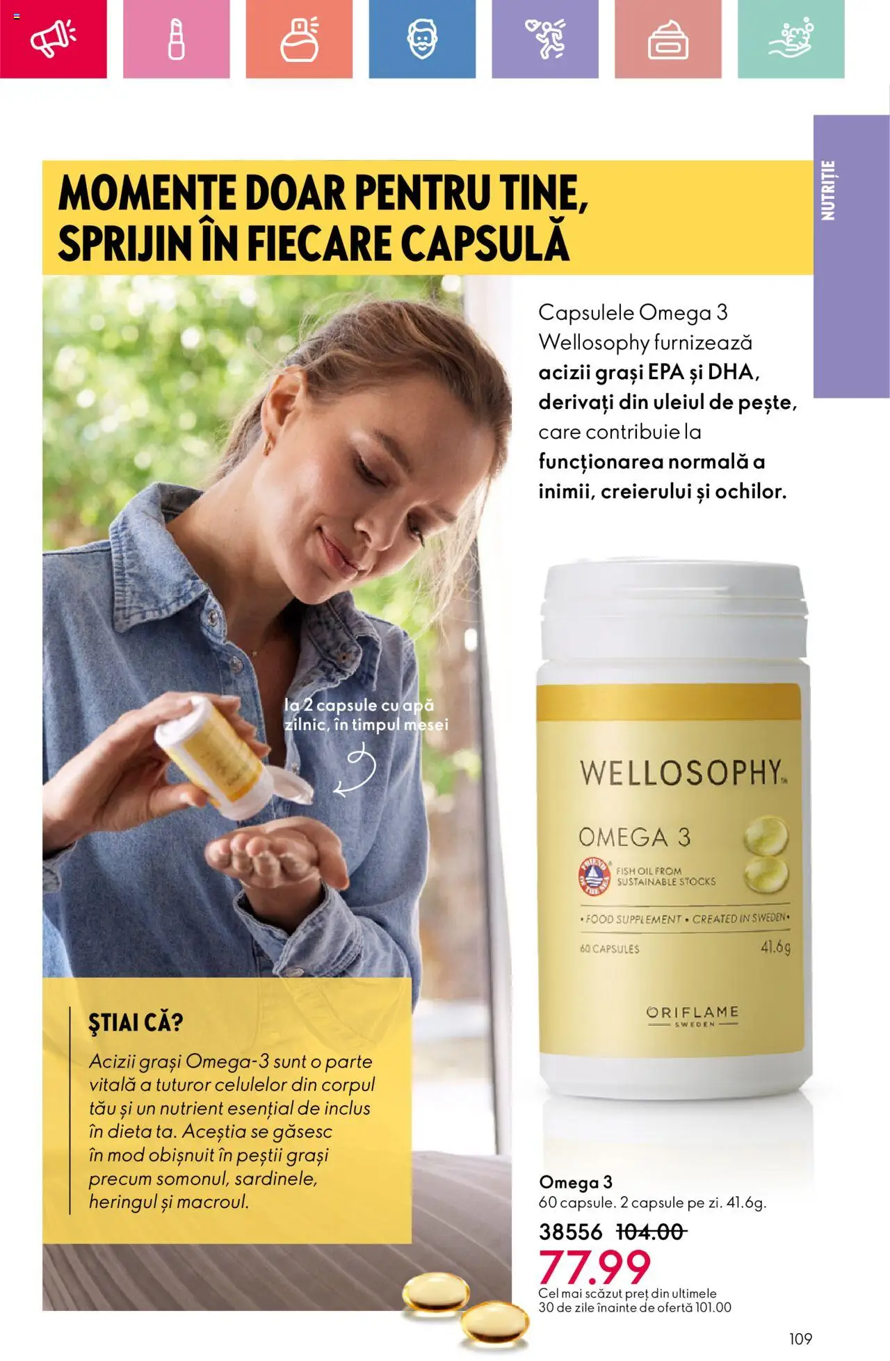 Catalog Oriflame 20 August - 8 Septembrie 2025 | Pagina 109 | Produse: Chaussures de ski, Apă