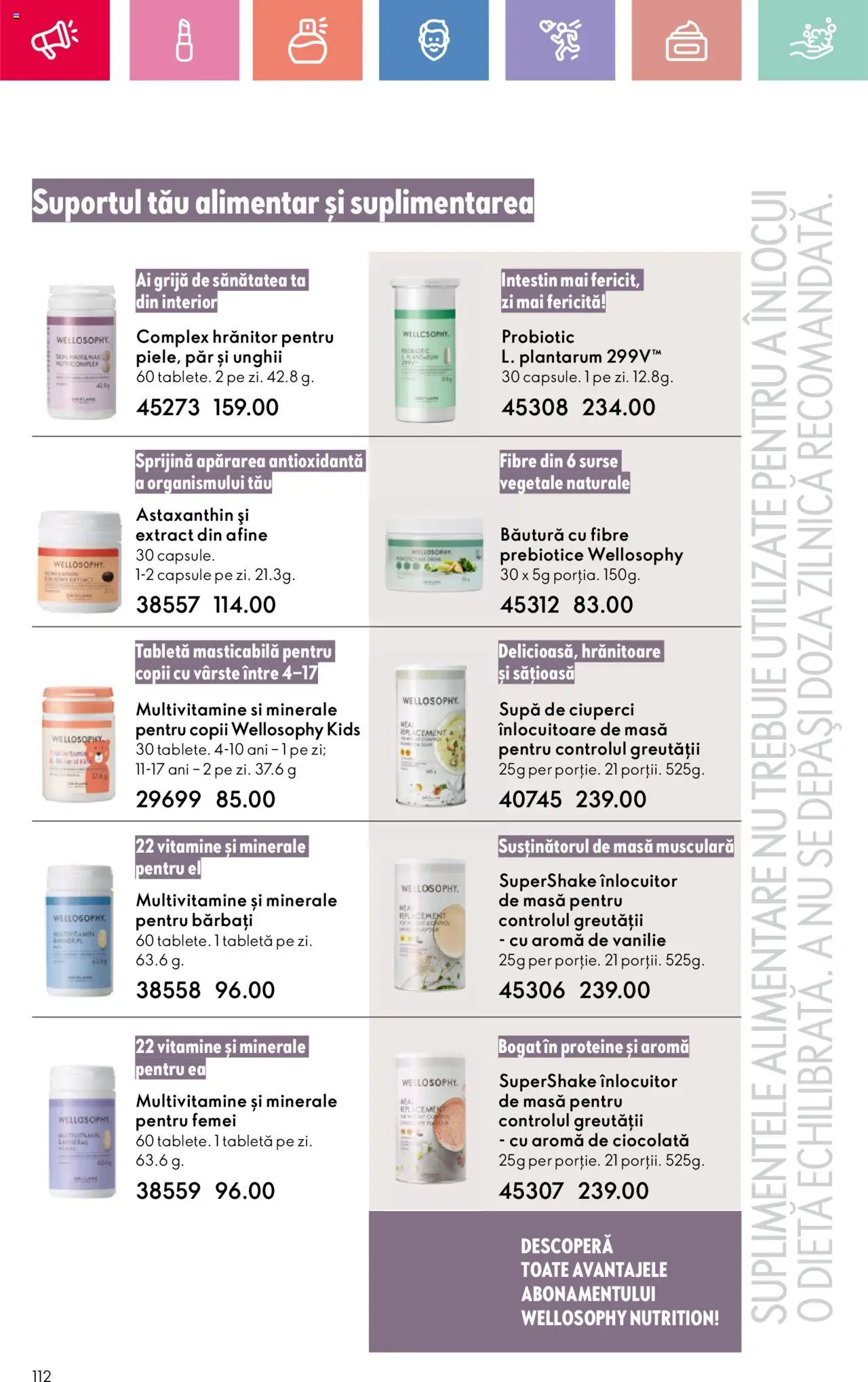 Catalog Oriflame 20 August - 8 Septembrie 2025 | Pagina 112 | Produse: Tabletă, Masaüstü kılıfı, Masă, Ciocolată