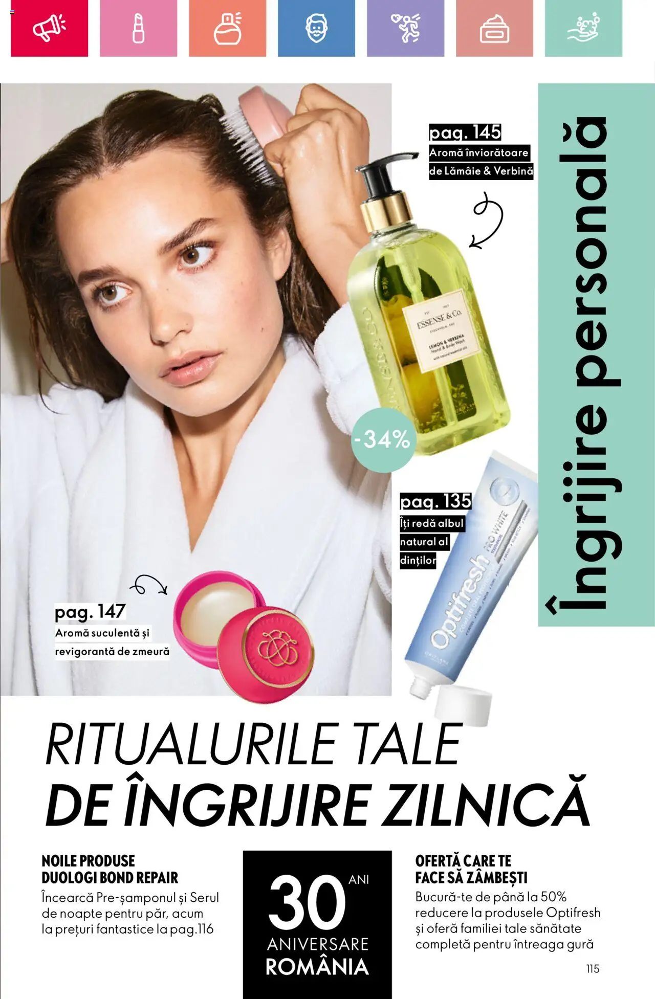 Catalog Oriflame 20 August - 8 Septembrie 2025 | Pagina 115 | Produse: Zmeură, Lămâie