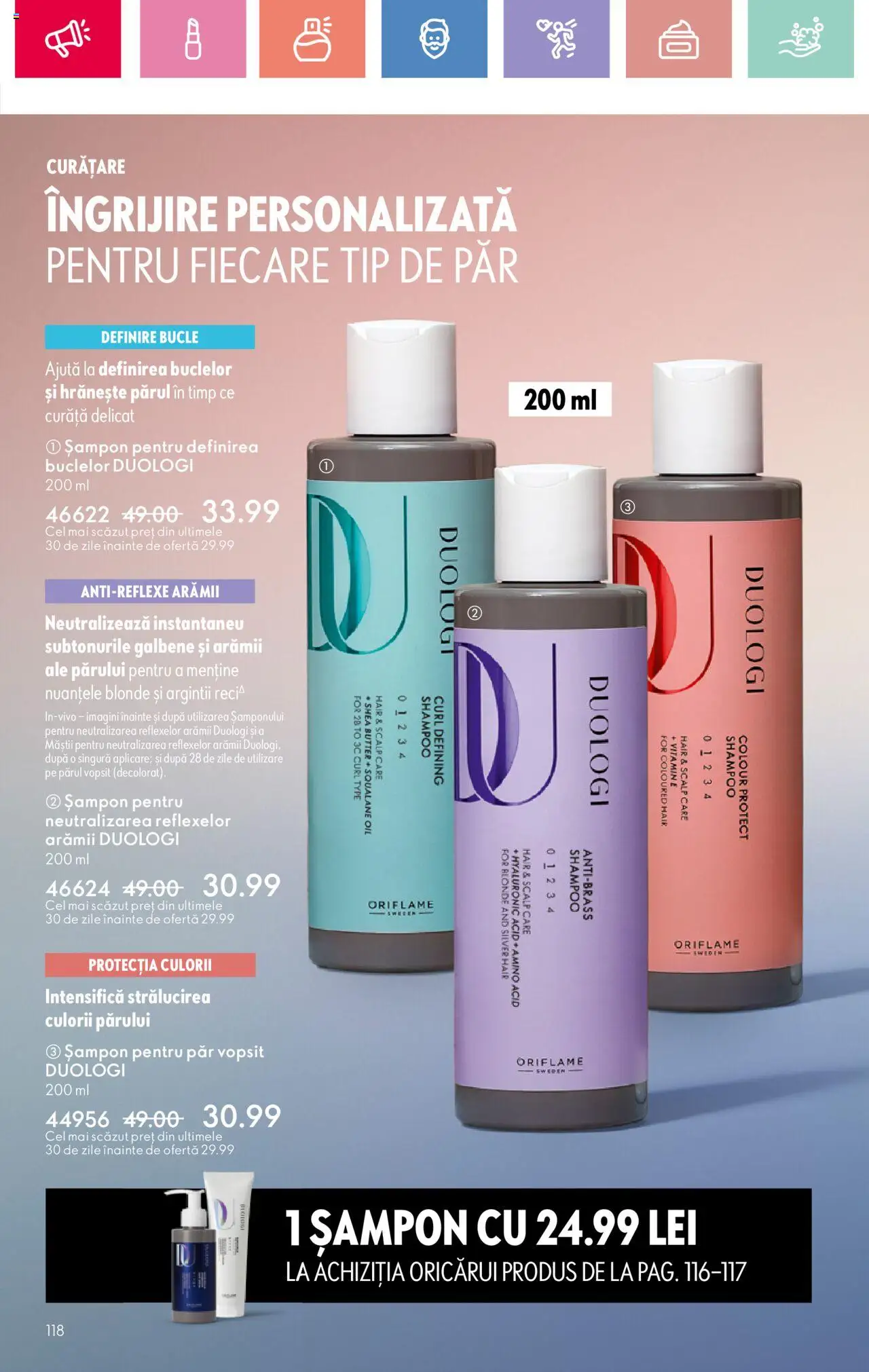 Catalog Oriflame 20 August - 8 Septembrie 2025 | Pagina 118 | Produse: Șampon