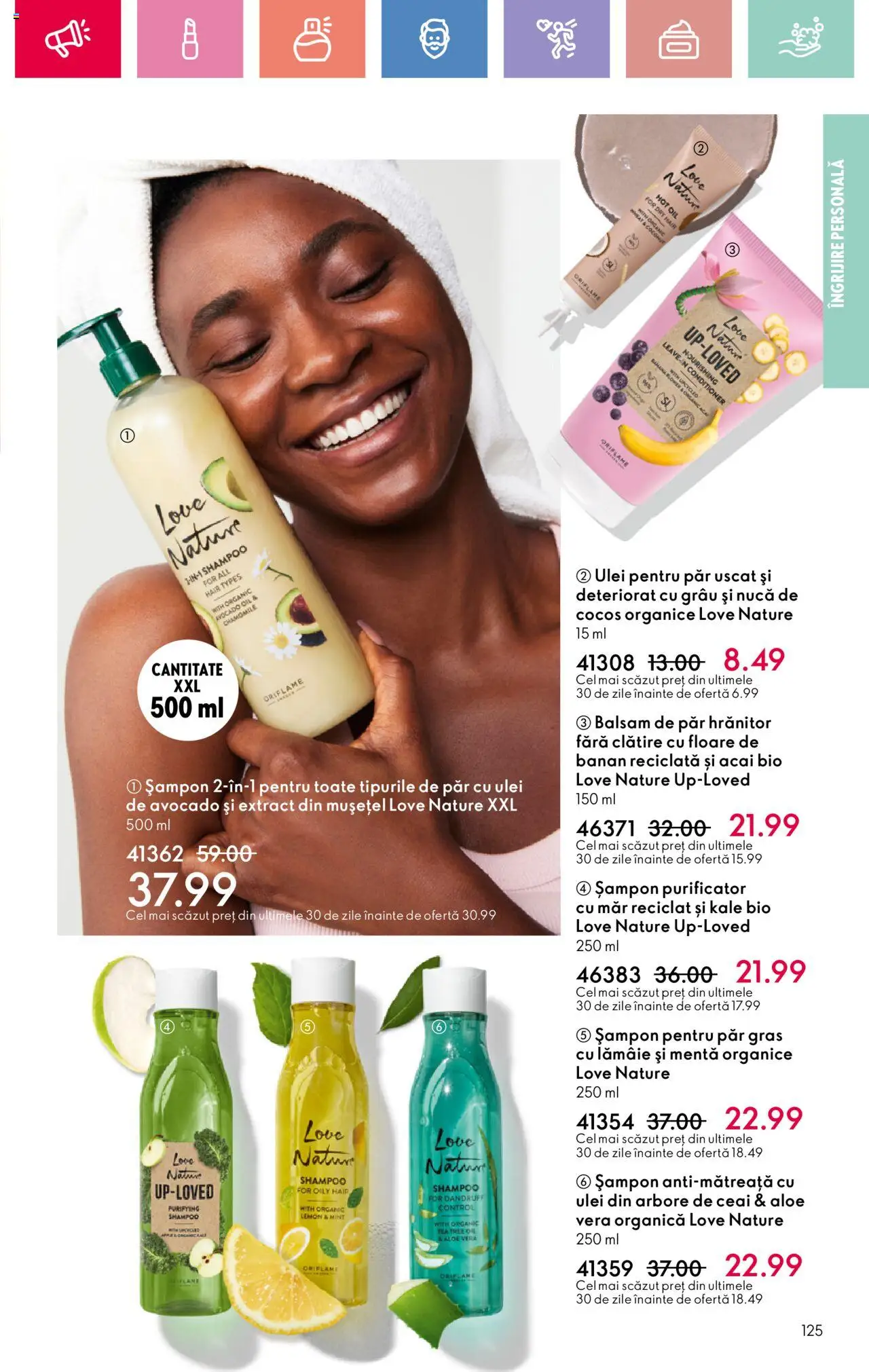 Catalog Oriflame 20 August - 8 Septembrie 2025 | Pagina 125 | Produse: Balsam, Ulei, Ceai, Avocado