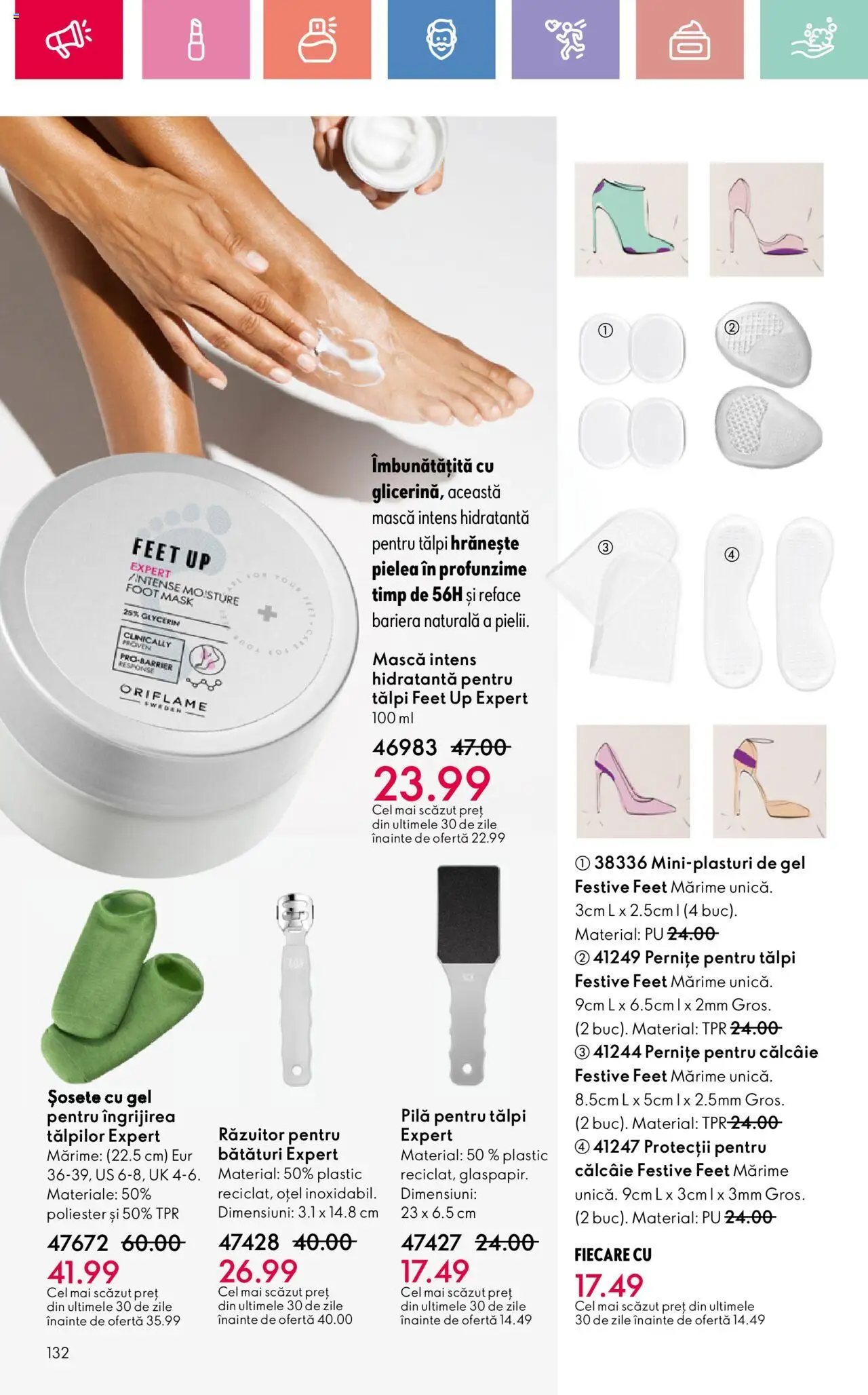 Catalog Oriflame 20 August - 8 Septembrie 2025 | Pagina 132 | Produse: Șosete