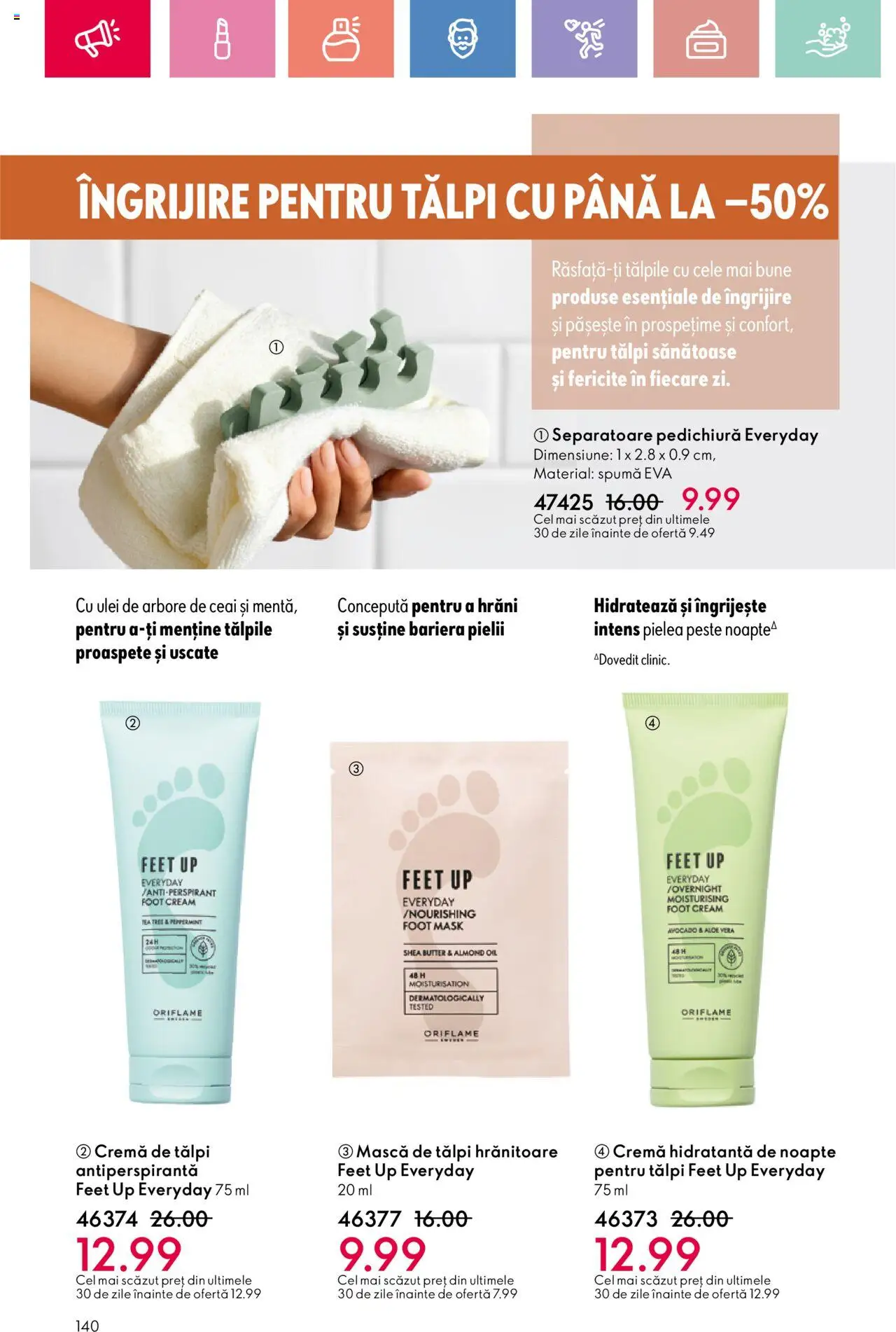 Catalog Oriflame 20 August - 8 Septembrie 2025 | Pagina 140 | Produse: Arapsaçı, Cremă, Ceai, Avocado
